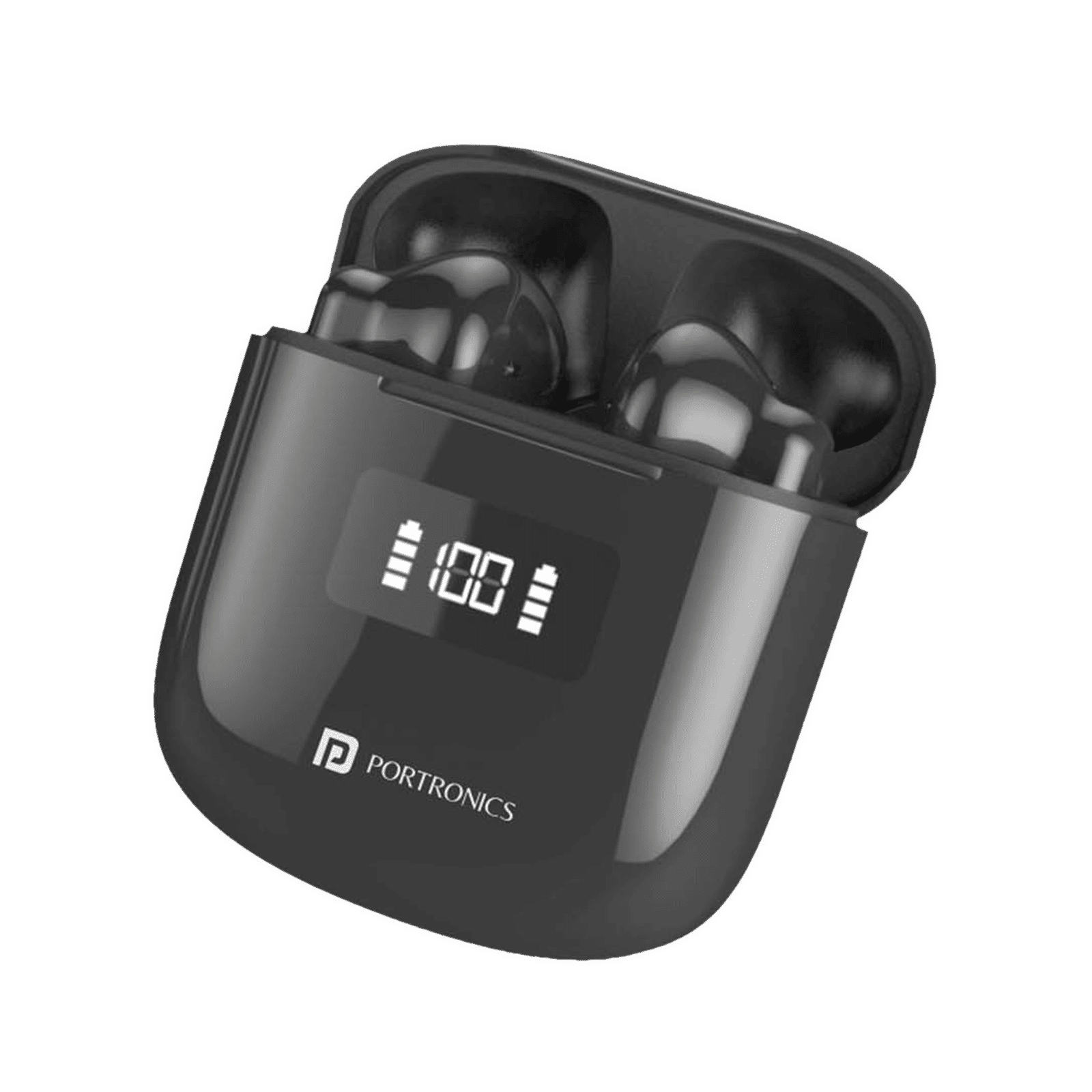 PORTRONICS Harmonics Twins 26 POR 1701 TWS Earbuds with Environmental Noise Cancellation (IP54 Water Resistant, 13mm Driver, Black)_3