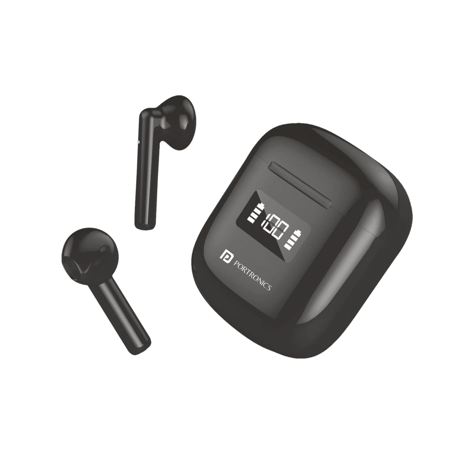 PORTRONICS Harmonics Twins 26 POR 1701 TWS Earbuds with Environmental Noise Cancellation (IP54 Water Resistant, 13mm Driver, Black)_4