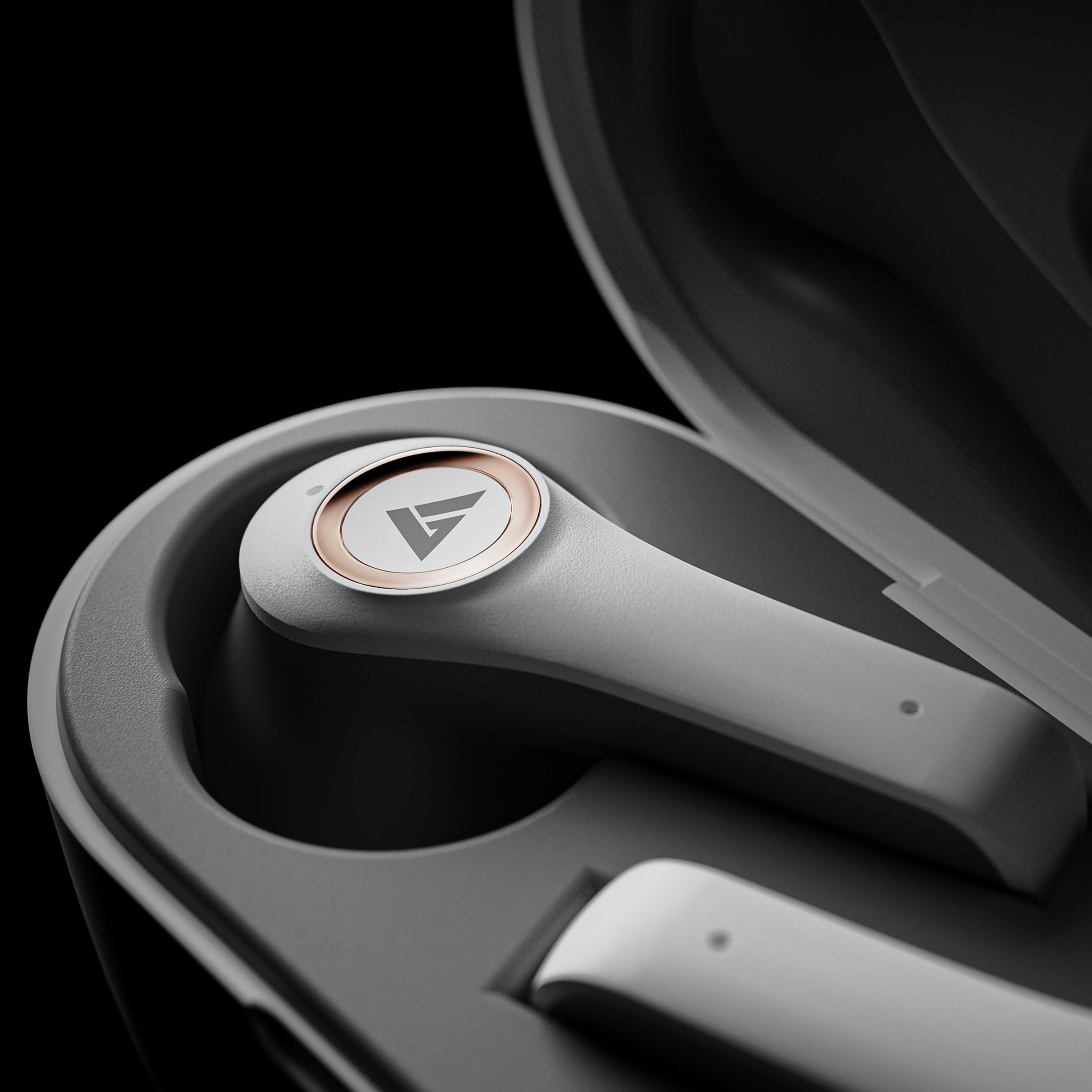 GOBOULT AirBass X50 TWS Earbuds with Environmental Noise Cancellation (IPX5 Sweat Resistant, Upto 40 Hours Playback, White)_4
