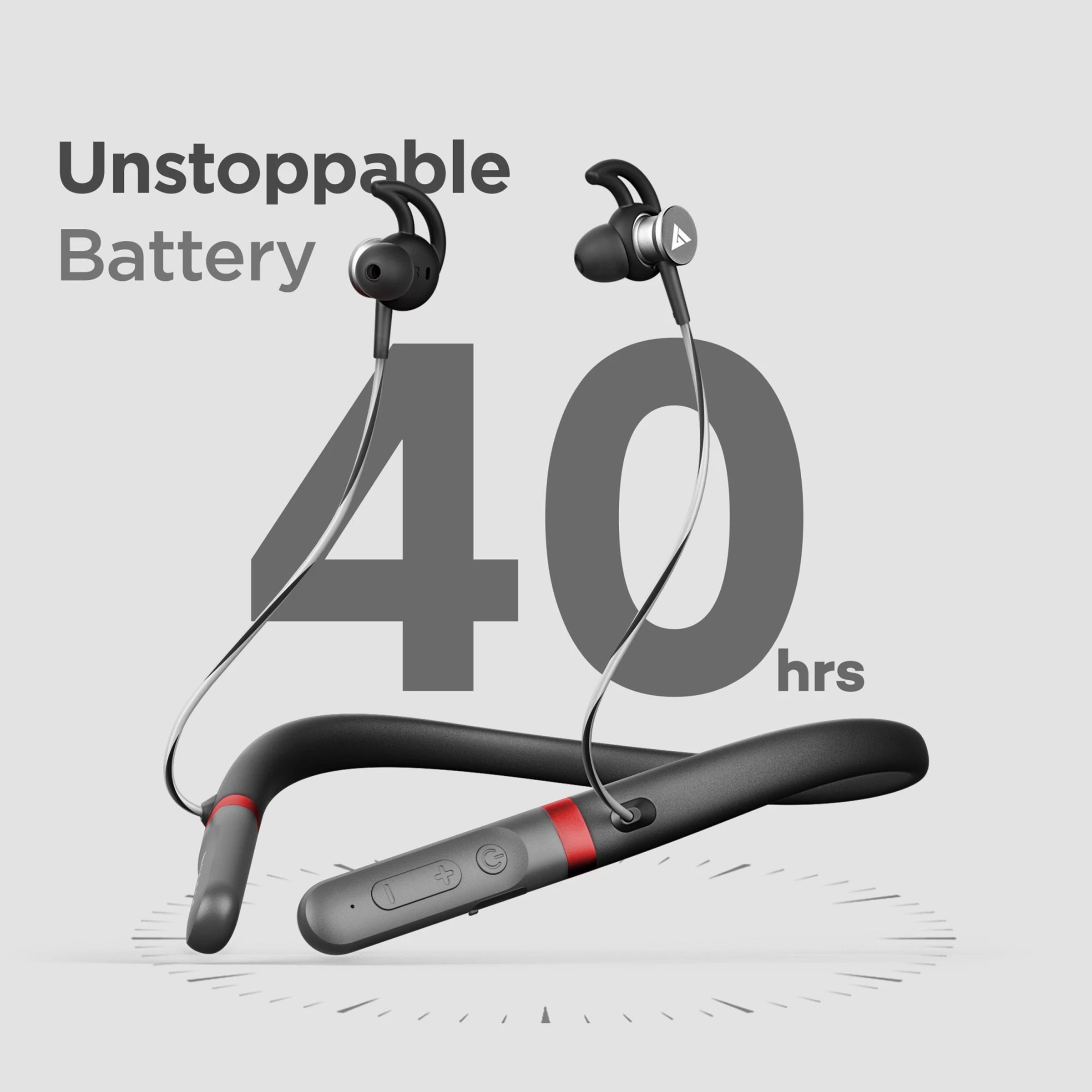 GOBOULT ProBass Fcharge Neckband with Environmental Noise Cancellation (IPX5 Water Resistant, Upto 40 Hours Playback, Black) GOBOULT ProBass Fcharge Neckband with Environmental Noise Cancellation (IPX5 Water Resistant, Upto 40 Hours Playback, Black)_3