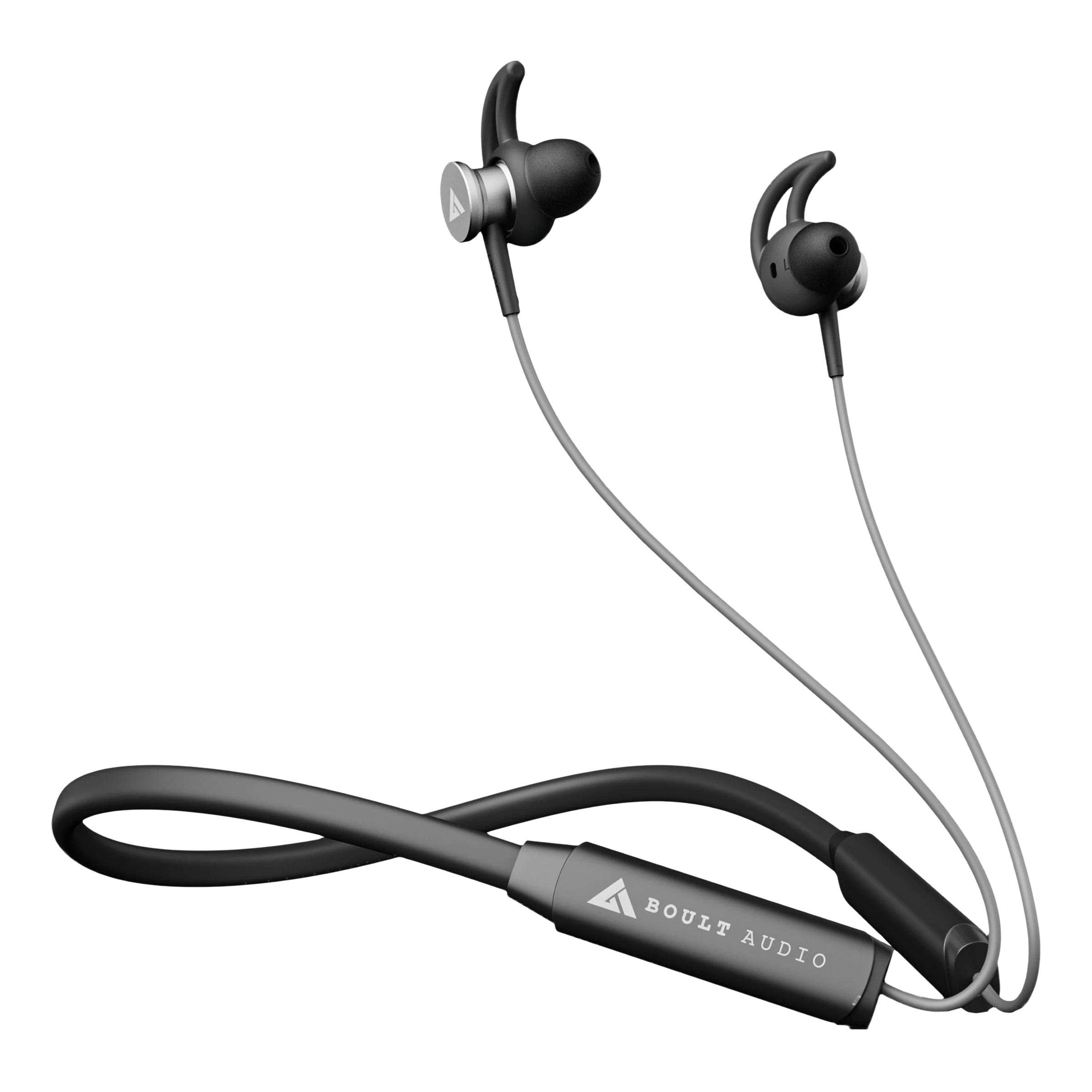 GOBOULT ProBass EQCharge Neckband with Environmental Noise Cancellation (IPX5 Water Resistant, Upto 32 Hours Playback, Black)_1