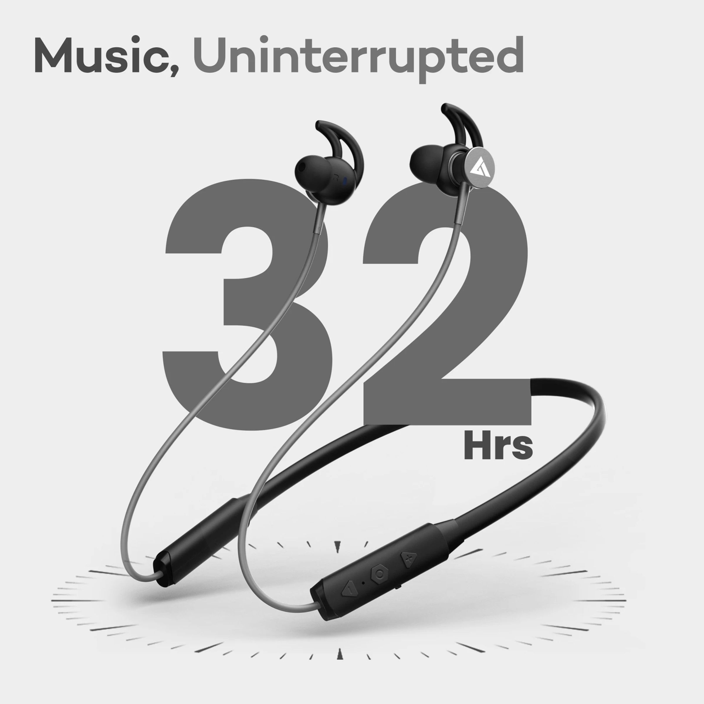GOBOULT ProBass EQCharge Neckband with Environmental Noise Cancellation (IPX5 Water Resistant, Upto 32 Hours Playback, Black)_8