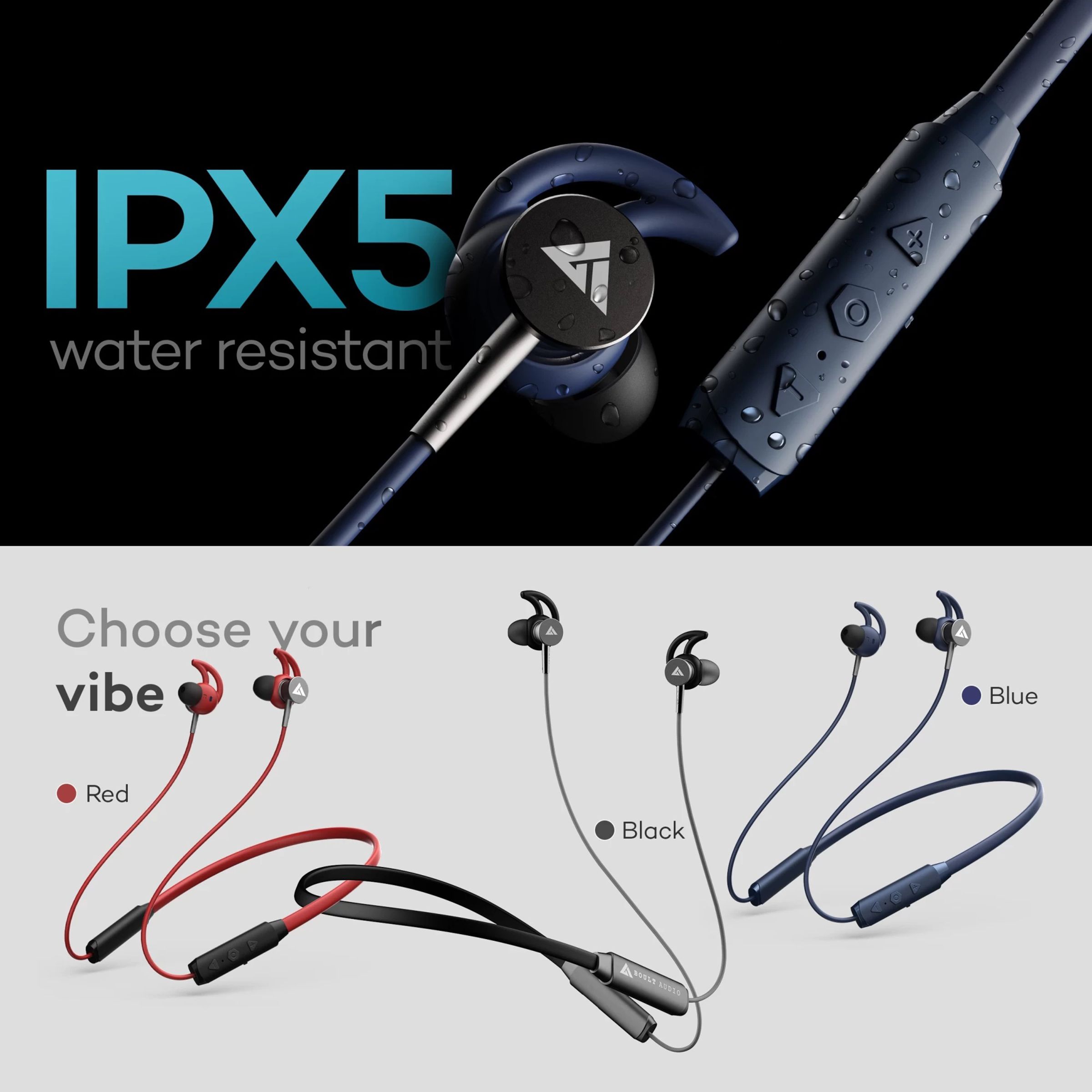 GOBOULT ProBass EQCharge Neckband with Environmental Noise Cancellation (IPX5 Water Resistant, Upto 32 Hours Playback, Black)_9