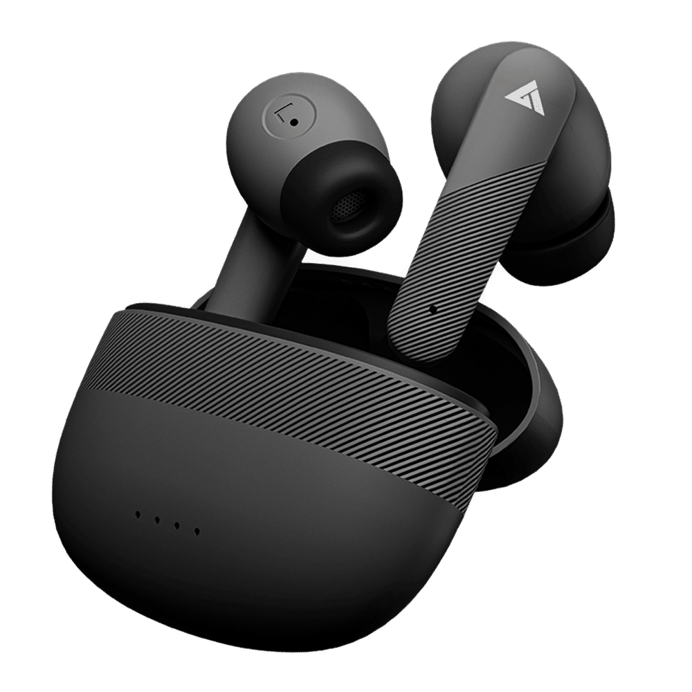 GOBOULT Airbass Z35 TWS Earbuds with Environmental Noise Cancellation (IPX5 Water Resistant, 32Hrs Total Playback Time, Graphite Black)_1