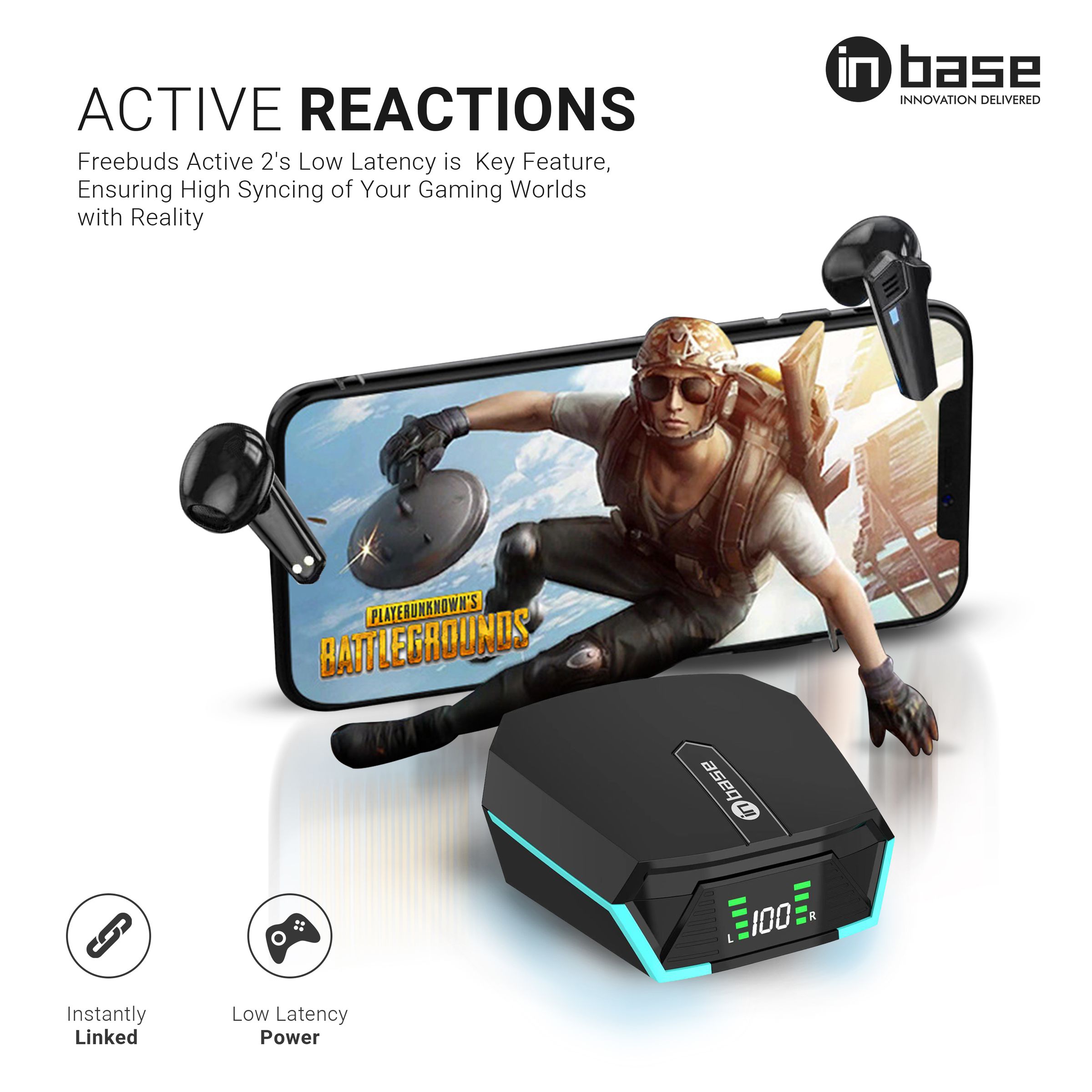 in base Freebuds Active 2 IB -3239 TWS Earbuds (Water Resistant, Hi-fi Stereo Sound, Black)_7