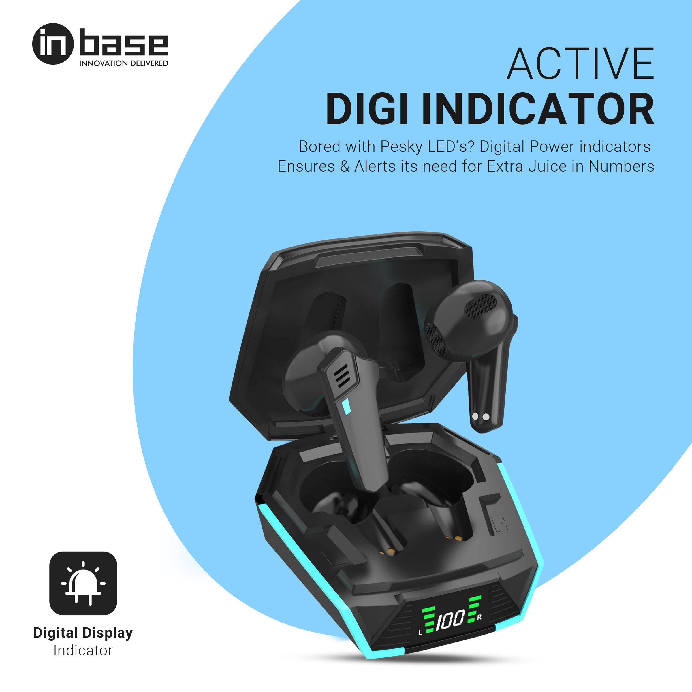 in base Freebuds Active 2 IB -3239 TWS Earbuds (Water Resistant, Hi-fi Stereo Sound, Black)_9