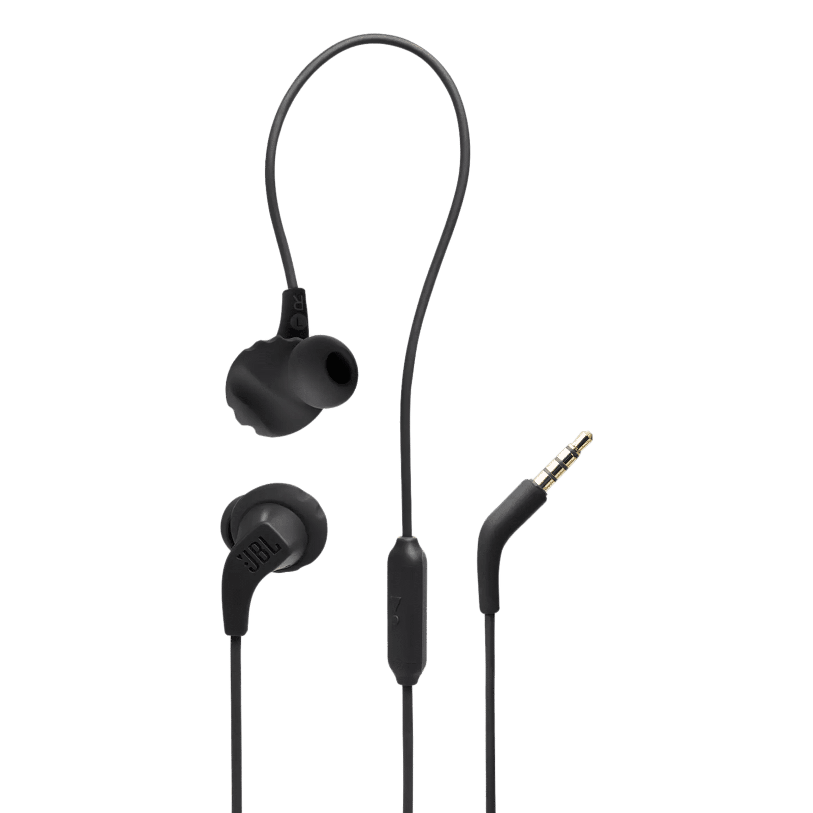 JBL Endurance Run 2 Wired Earphone with Mic (In Ear, Black) JBL Endurance Run 2 Wired Earphone with Mic (In Ear, Black)_1