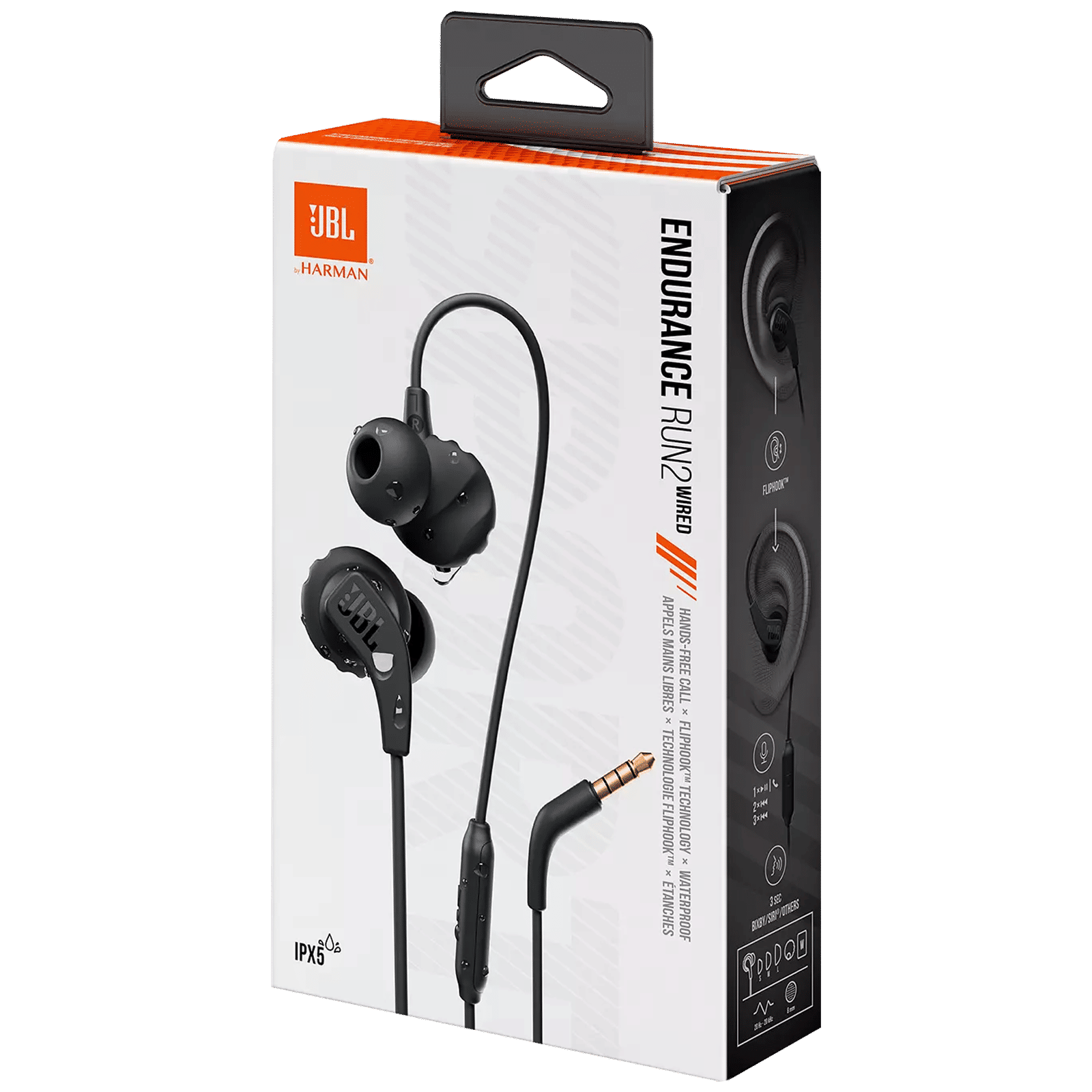 JBL Endurance Run 2 Wired Earphone with Mic (In Ear, Black) JBL Endurance Run 2 Wired Earphone with Mic (In Ear, Black)_10