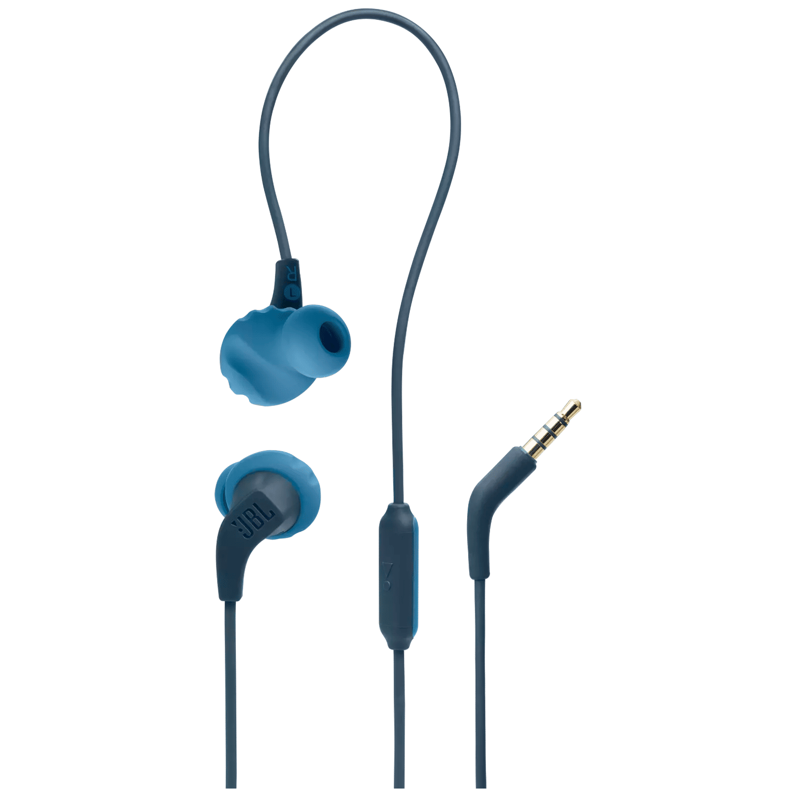 JBL Endurance Run 2 Wired Earphone with Mic (In Ear, Blue) JBL Endurance Run 2 Wired Earphone with Mic (In Ear, Blue)_1