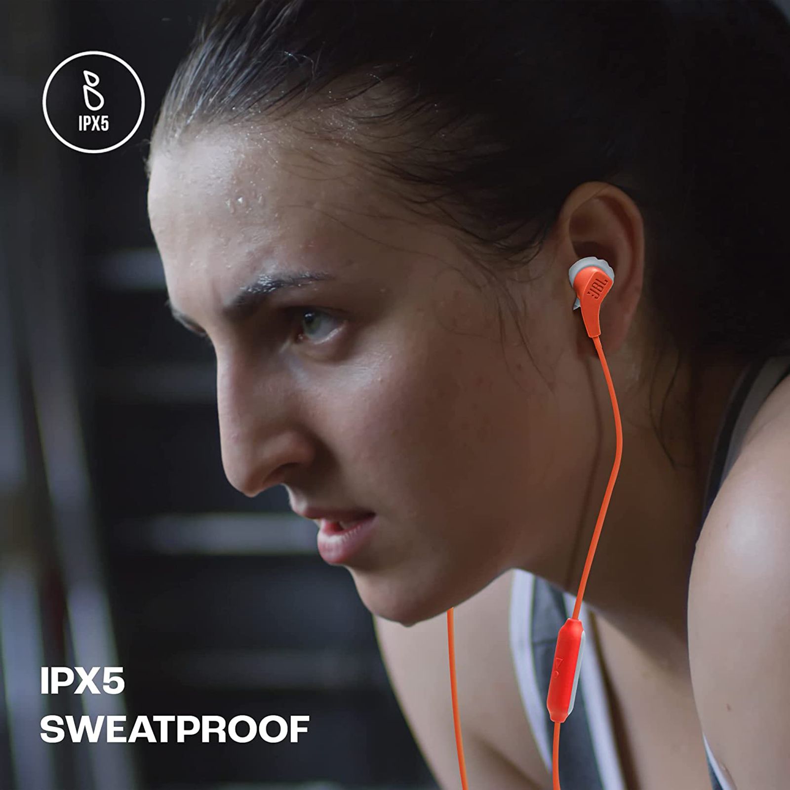 JBL Endurance Run 2 Wired Earphone with Mic (In Ear, Coral Orange) JBL Endurance Run 2 Wired Earphone with Mic (In Ear, Coral Orange)_11