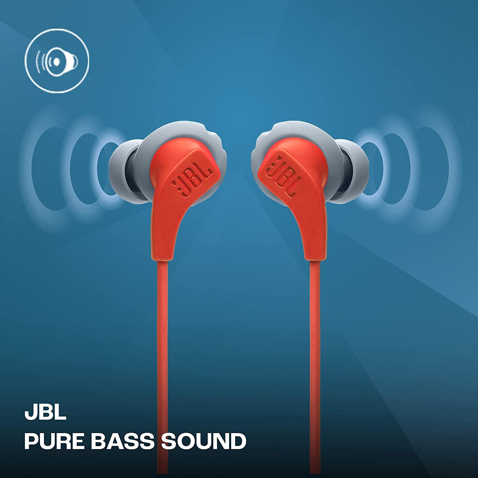 JBL Endurance Run 2 Wired Earphone with Mic (In Ear, Coral Orange) JBL Endurance Run 2 Wired Earphone with Mic (In Ear, Coral Orange)_13