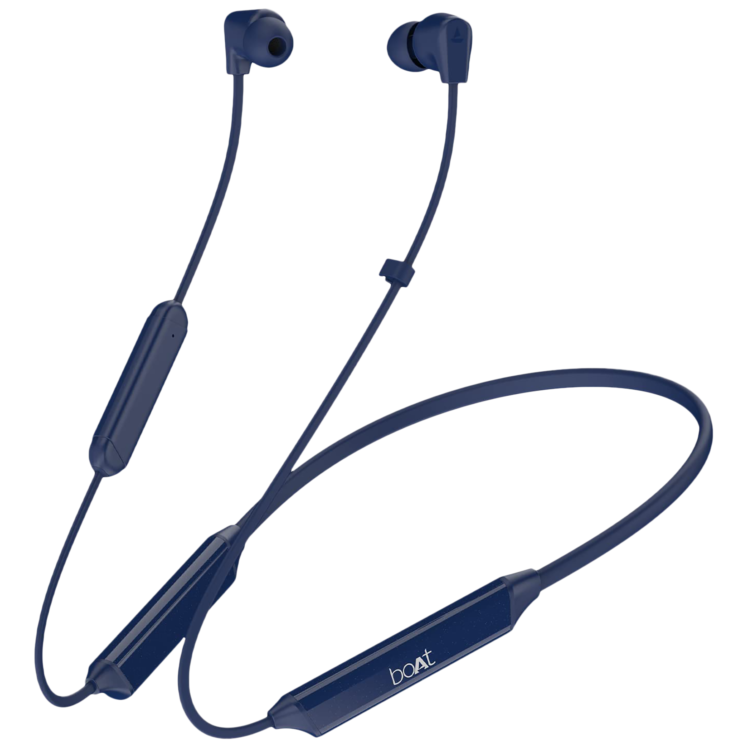boAt Rockerz Trinity Neckband (IPX5 Water Resistant, Upto 150 Hours Playback, Just Blue) boAt Rockerz Trinity Neckband (IPX5 Water Resistant, Upto 150 Hours Playback, Just Blue)_1