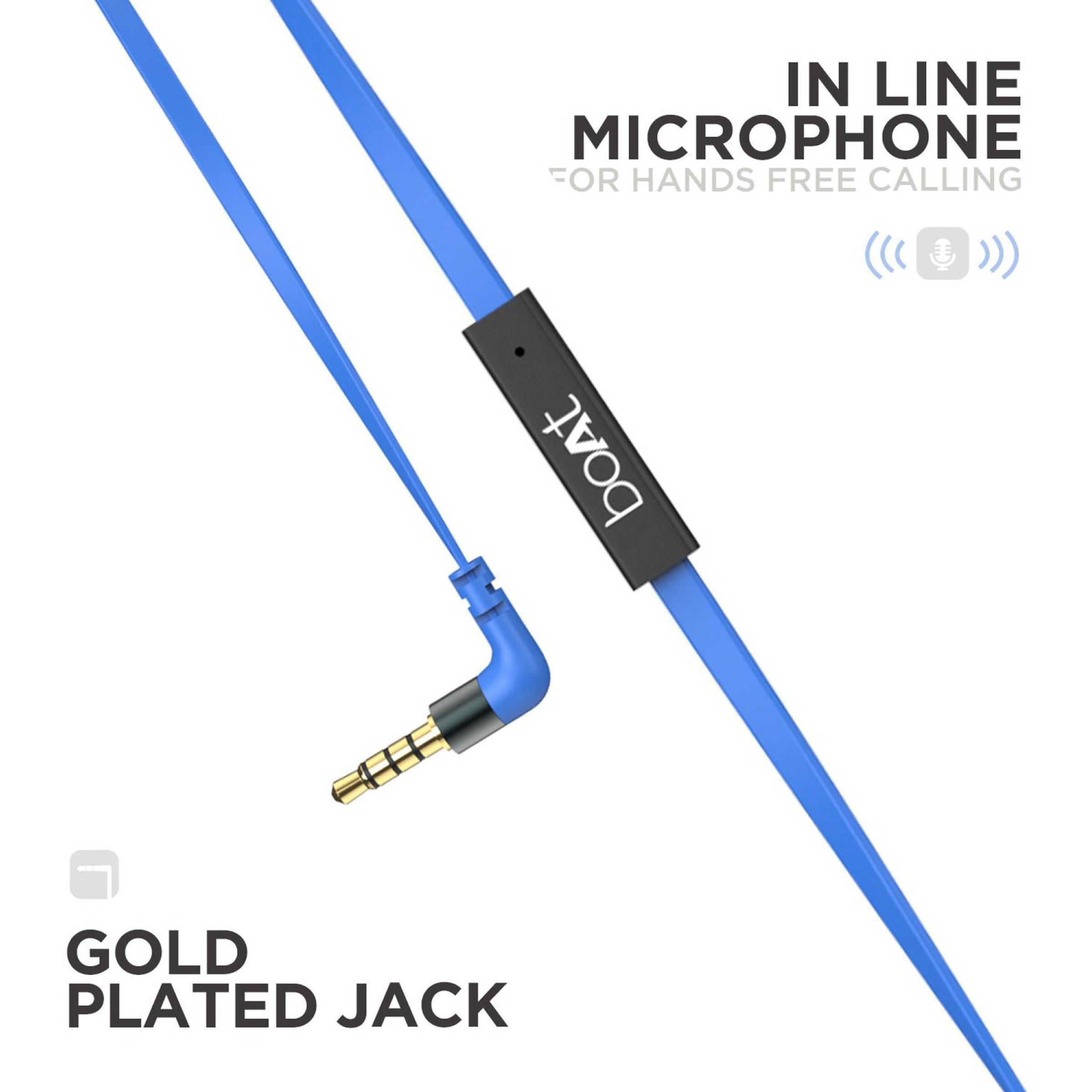 boAt Bassheads 220 Wired Earphone with Mic (In Ear, Blue)_6