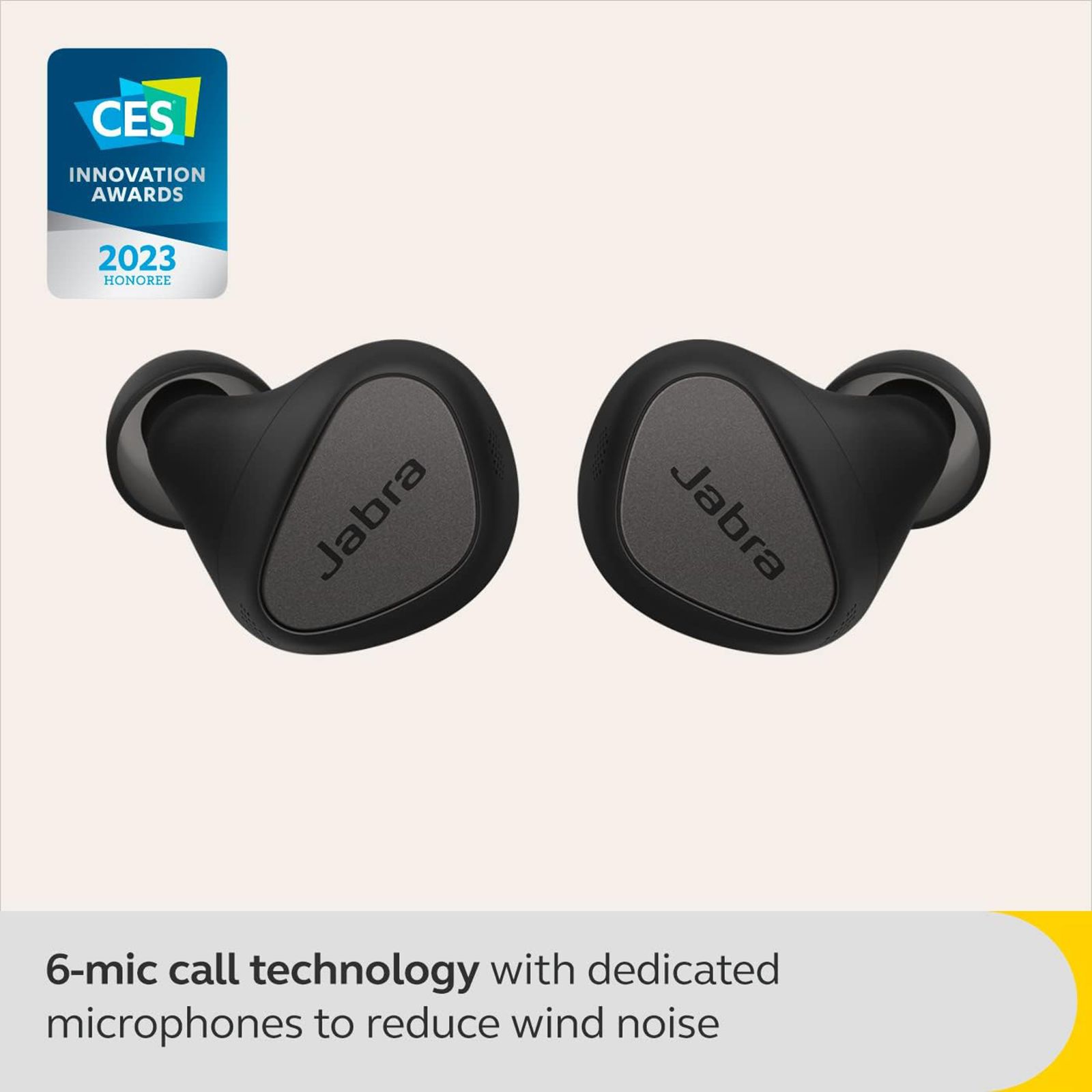 Jabra Elite 5 TWS Earbuds with Active Noise Cancellation (IP55 Water Resistant, Fast Charging Capability, Titanium Black) Jabra Elite 5 TWS Earbuds with Active Noise Cancellation (IP55 Water Resistant, Fast Charging Capability, Titanium Black)_5