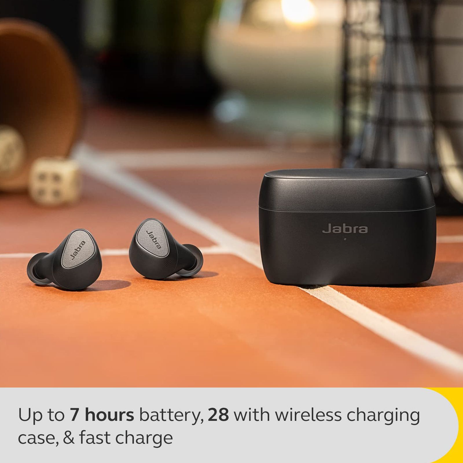 Jabra Elite 5 TWS Earbuds with Active Noise Cancellation (IP55 Water Resistant, Fast Charging Capability, Titanium Black) Jabra Elite 5 TWS Earbuds with Active Noise Cancellation (IP55 Water Resistant, Fast Charging Capability, Titanium Black)_6