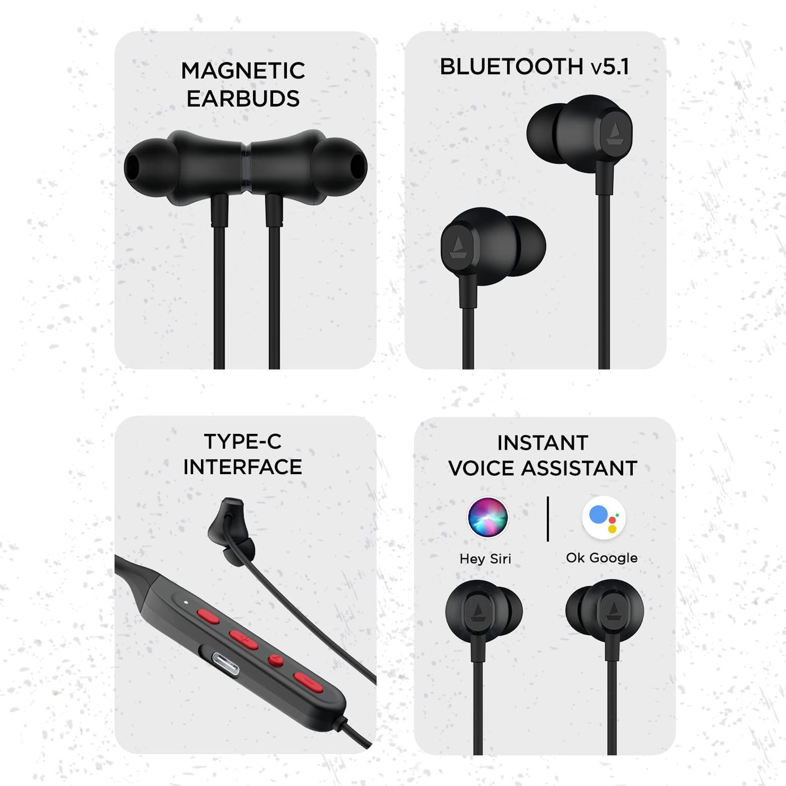 boAt Rockerz 378 Neckband (IPX5 Water Resistant, ASAP Charge, Active Black) boAt Rockerz 378 Neckband (IPX5 Water Resistant, ASAP Charge, Active Black)_4