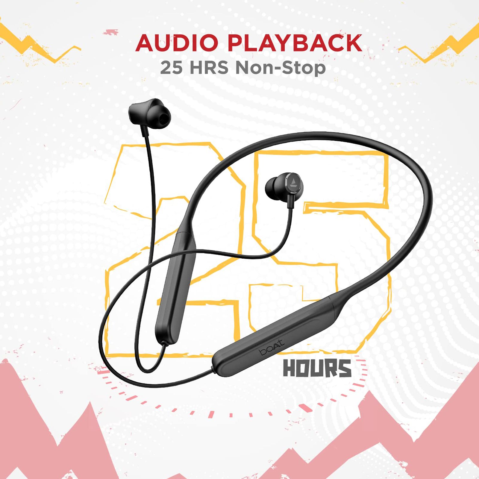 boAt Rockerz 378 Neckband (IPX5 Water Resistant, ASAP Charge, Active Black) boAt Rockerz 378 Neckband (IPX5 Water Resistant, ASAP Charge, Active Black)_5