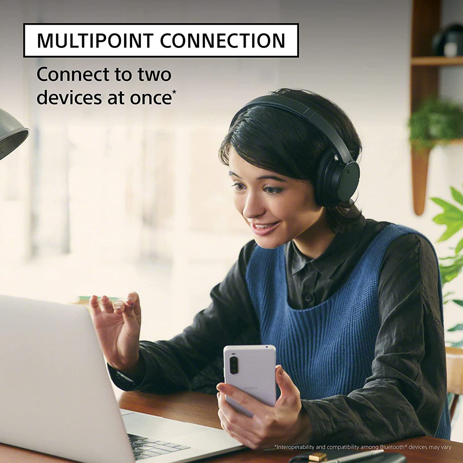 SONY WH-CH720N Bluetooth Headphone with Mic (Dual Noise Sensor Technology, Over Ear, Black)_14