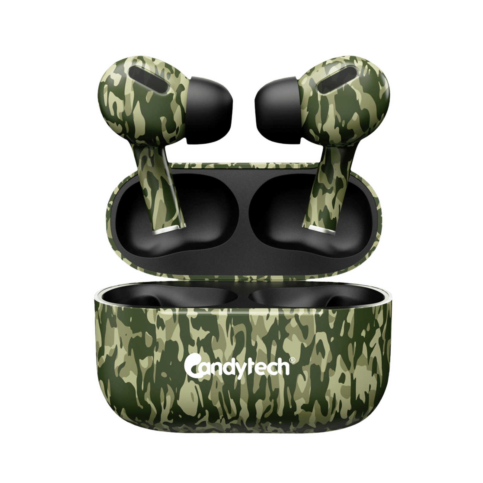 Candytech AirCamo Pro TWS Earbuds with Environmental Noise Cancellation (IPX4, Green) Candytech AirCamo Pro TWS Earbuds with Environmental Noise Cancellation (IPX4, Green)_1