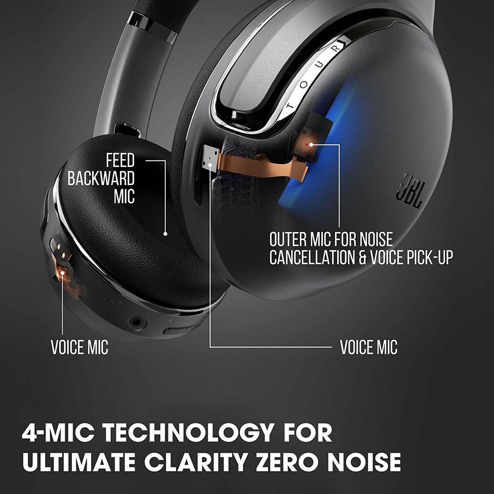 JBL Tour One M2 Bluetooth Headphone with Mic (Upto 50 Hours Playback, Over Ear, Black) JBL Tour One M2 Bluetooth Headphone with Mic (Upto 50 Hours Playback, Over Ear, Black)_19