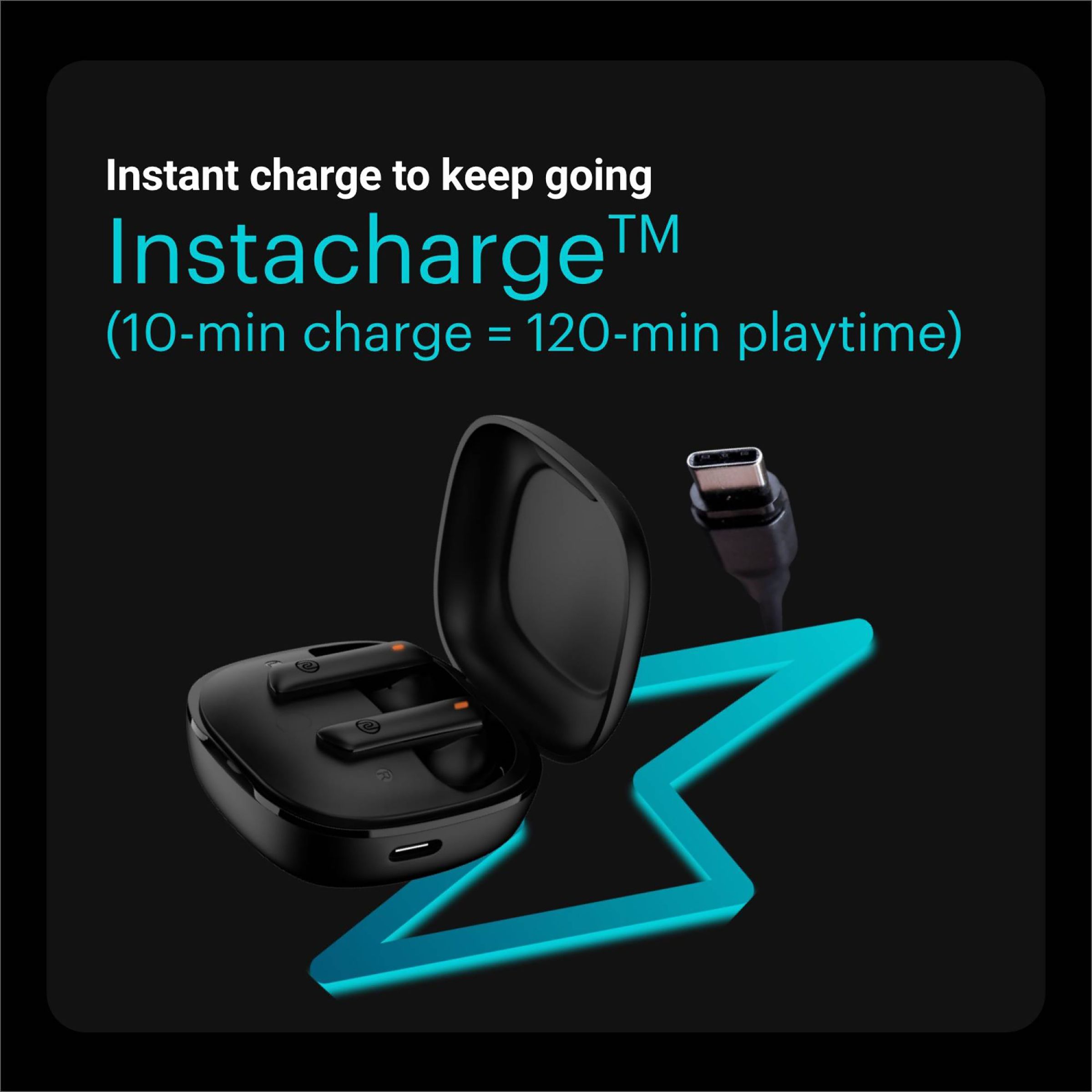 noise Air Buds Pro 2 TWS Earbuds with Active Noise Cancellation (IPX5 Water Resistant, Upto 25 Hours Playback, Charcoal Black) noise Air Buds Pro 2 TWS Earbuds with Active Noise Cancellation (IPX5 Water Resistant, Upto 25 Hours Playback, Charcoal Black)_9