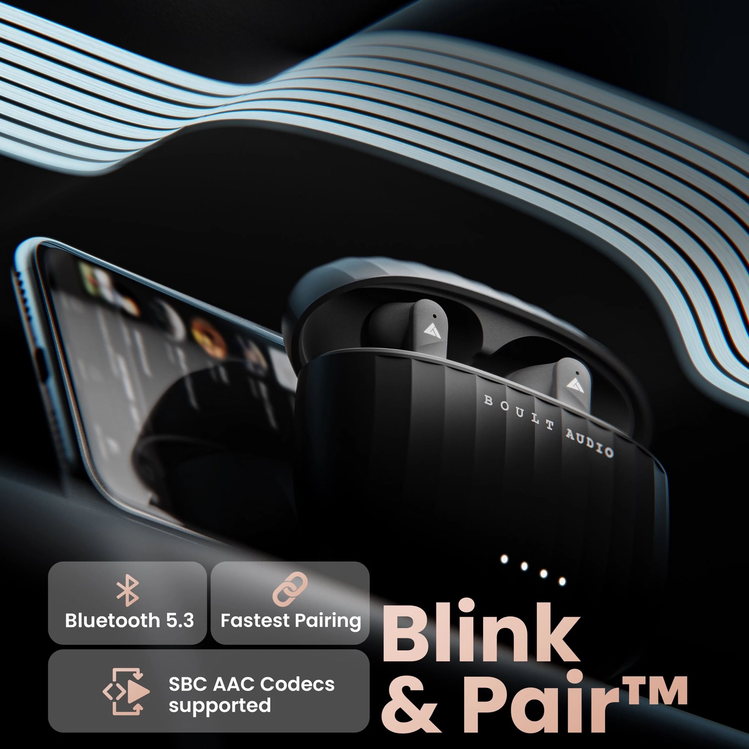 GOBOULT Airbass X45 TWS Earbuds with Environmental Noise Cancellation (IPX5 Water Resistant, 40 Hours Playtime, Black) GOBOULT Airbass X45 TWS Earbuds with Environmental Noise Cancellation (IPX5 Water Resistant, 40 Hours Playtime, Black)_10
