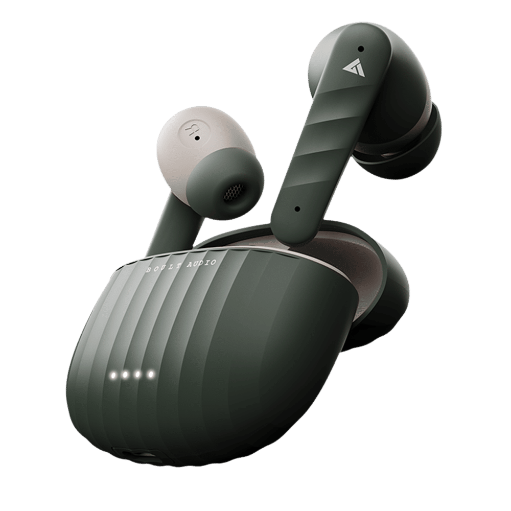 GOBOULT Airbass X45 TWS Earbuds with Environmental Noise Cancellation (IPX5 Water Resistant, 40 Hours Playtime, Green)_3