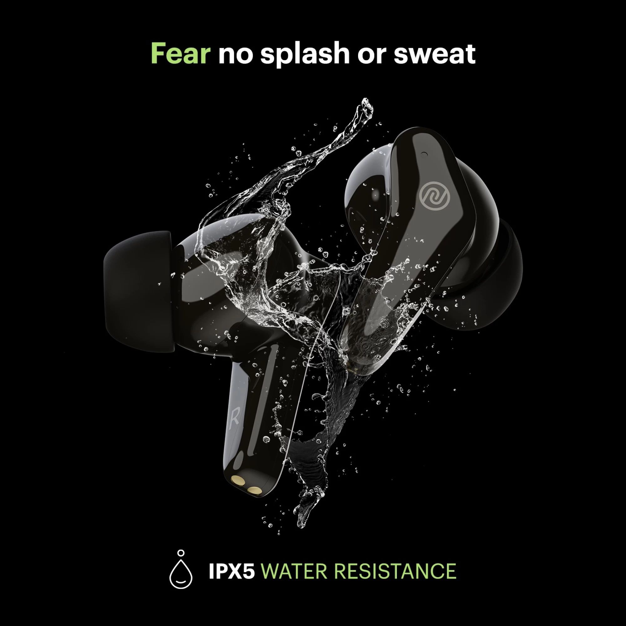noise Buds VS102 Plus TWS Earbuds with Environmental Noise Cancellation (IPX5 Water Resistant, 11mm Driver, Jet Black) noise Buds VS102 Plus TWS Earbuds with Environmental Noise Cancellation (IPX5 Water Resistant, 11mm Driver, Jet Black)_9
