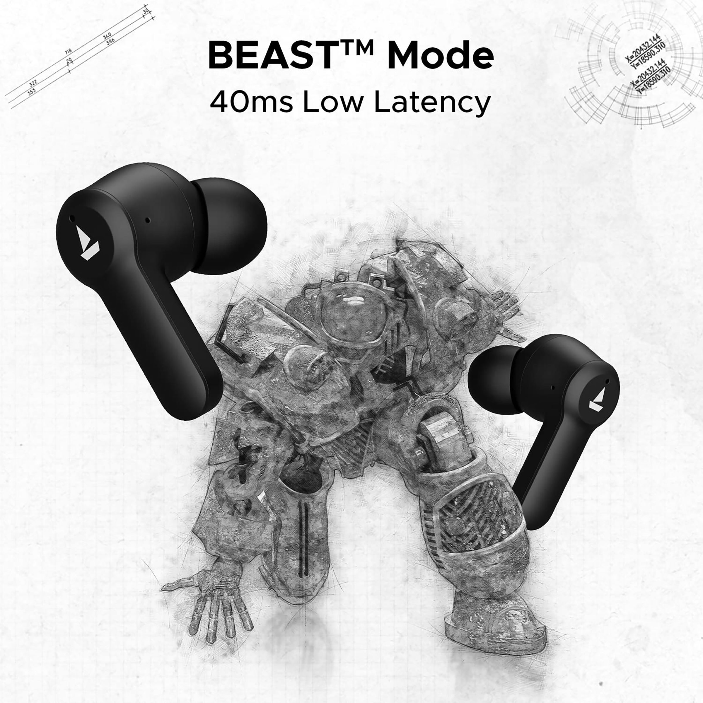 boAt Airdopes Fuel TWS Earbuds with Environmental Noise Cancellation (IPX4 Splash & Sweat Resistant, ASAP Charge, Classic Black) boAt Airdopes Fuel TWS Earbuds with Environmental Noise Cancellation (IPX4 Splash & Sweat Resistant, ASAP Charge, Classic Black)_4