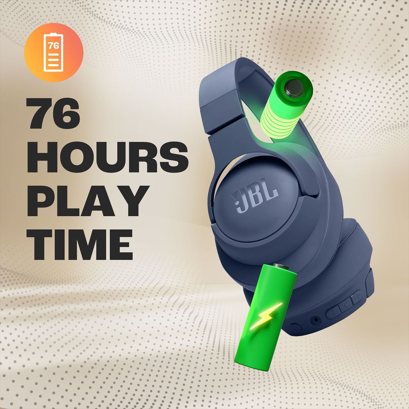 JBL Tune 720BT Bluetooth Headphone with Mic (Upto 76 Hours Playback, Over Ear, Blue) JBL Tune 720BT Bluetooth Headphone with Mic (Upto 76 Hours Playback, Over Ear, Blue)_15