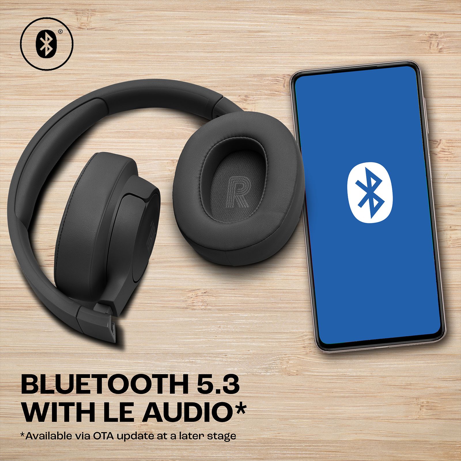 JBL Tune 770NC Bluetooth Headphone with Adaptive Noise Cancellation (Pure Bass Sound, Over Ear, Black) JBL Tune 770NC Bluetooth Headphone with Adaptive Noise Cancellation (Pure Bass Sound, Over Ear, Black)_17