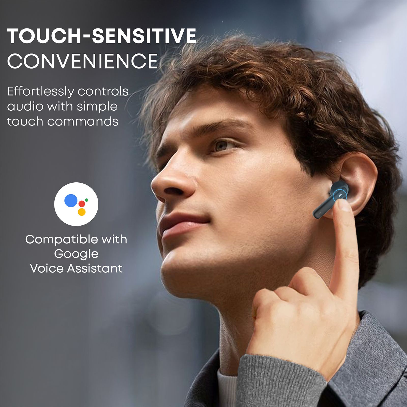 Croma TWS Earbuds (Fast Charging, Black and Grey)_7