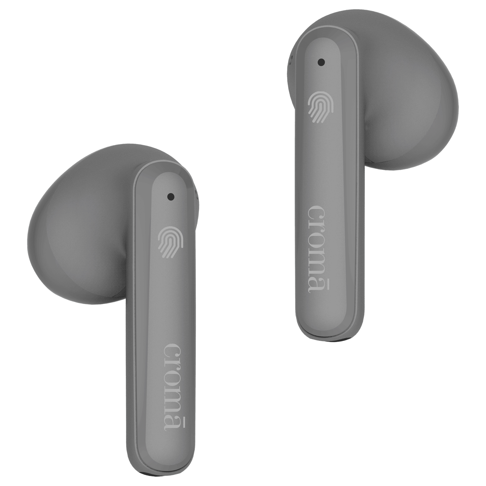 Croma TWS Earbuds with Environmental Noise Cancellation (IPX4 Water Resistant, Fast Charging, Grey Blue)_3