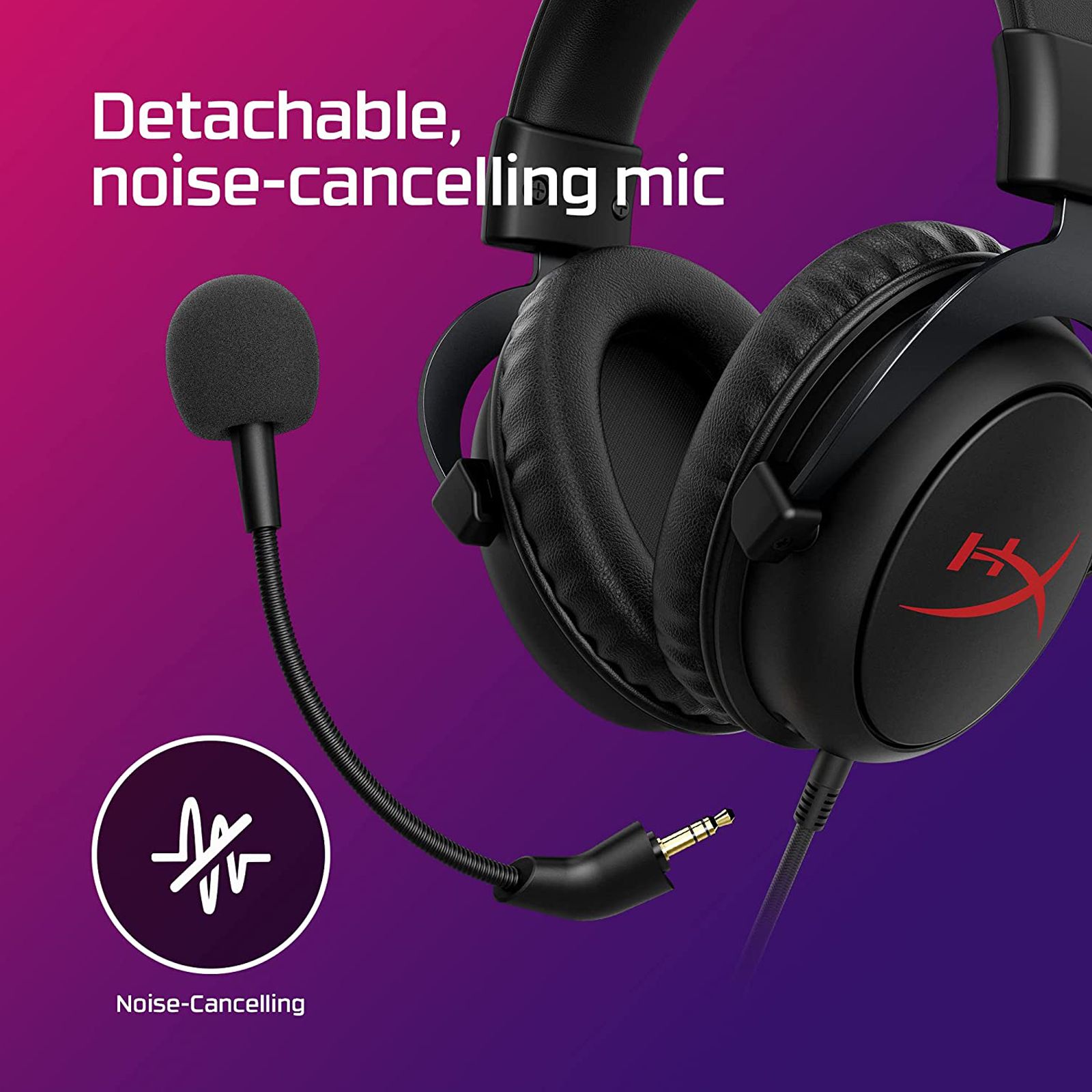HyperX Cloud Core 4P4F2AA Wired Gaming Headset with Passive Noise Cancellation (20 Hours Battery Life, Over Ear, Black) HyperX Cloud Core 4P4F2AA Wired Gaming Headset with Passive Noise Cancellation (20 Hours Battery Life, Over Ear, Black)_2