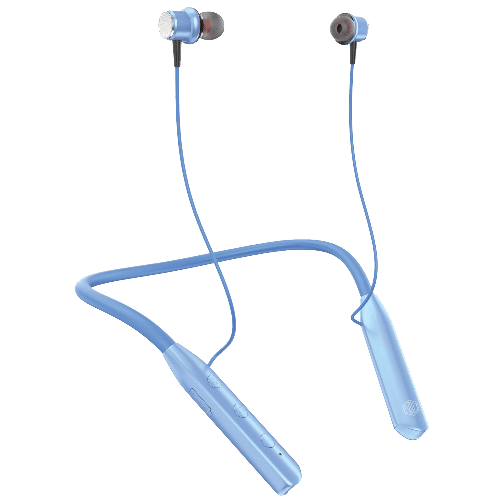 Nu Republic Pulse Metal Neckband with Environmental Noise Cancellation (IPX4 Water Resistant, X-Bass Technology, Blue) Nu Republic Pulse Metal Neckband with Environmental Noise Cancellation (IPX4 Water Resistant, X-Bass Technology, Blue)_1
