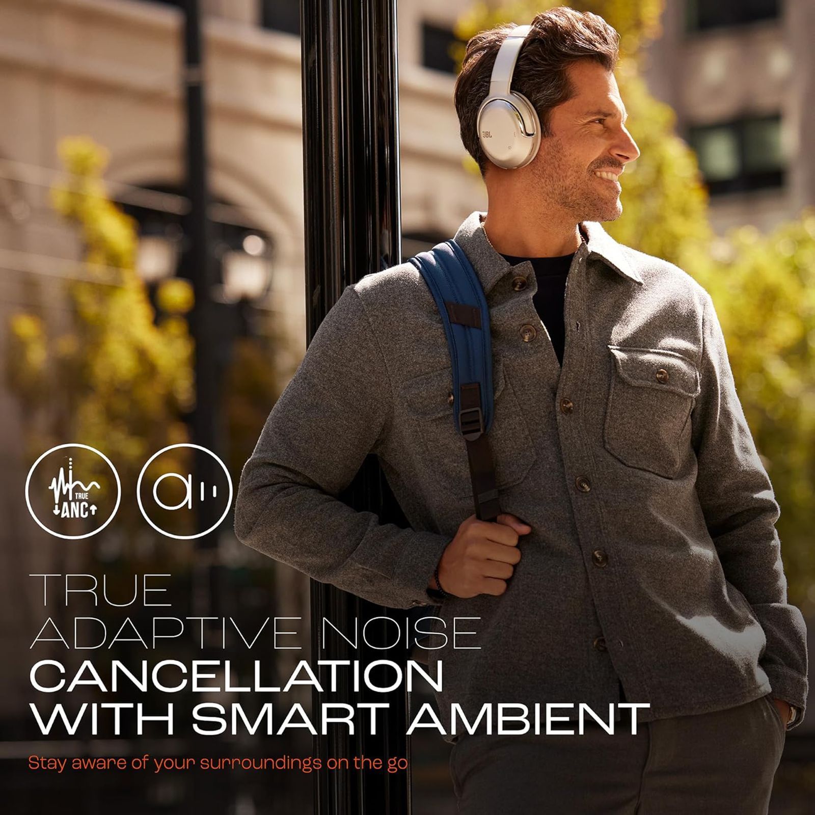 JBL Tour One M2 Bluetooth Headphone with Mic (Upto 50 Hours Playback, Over Ear, Champagne Gold)_16