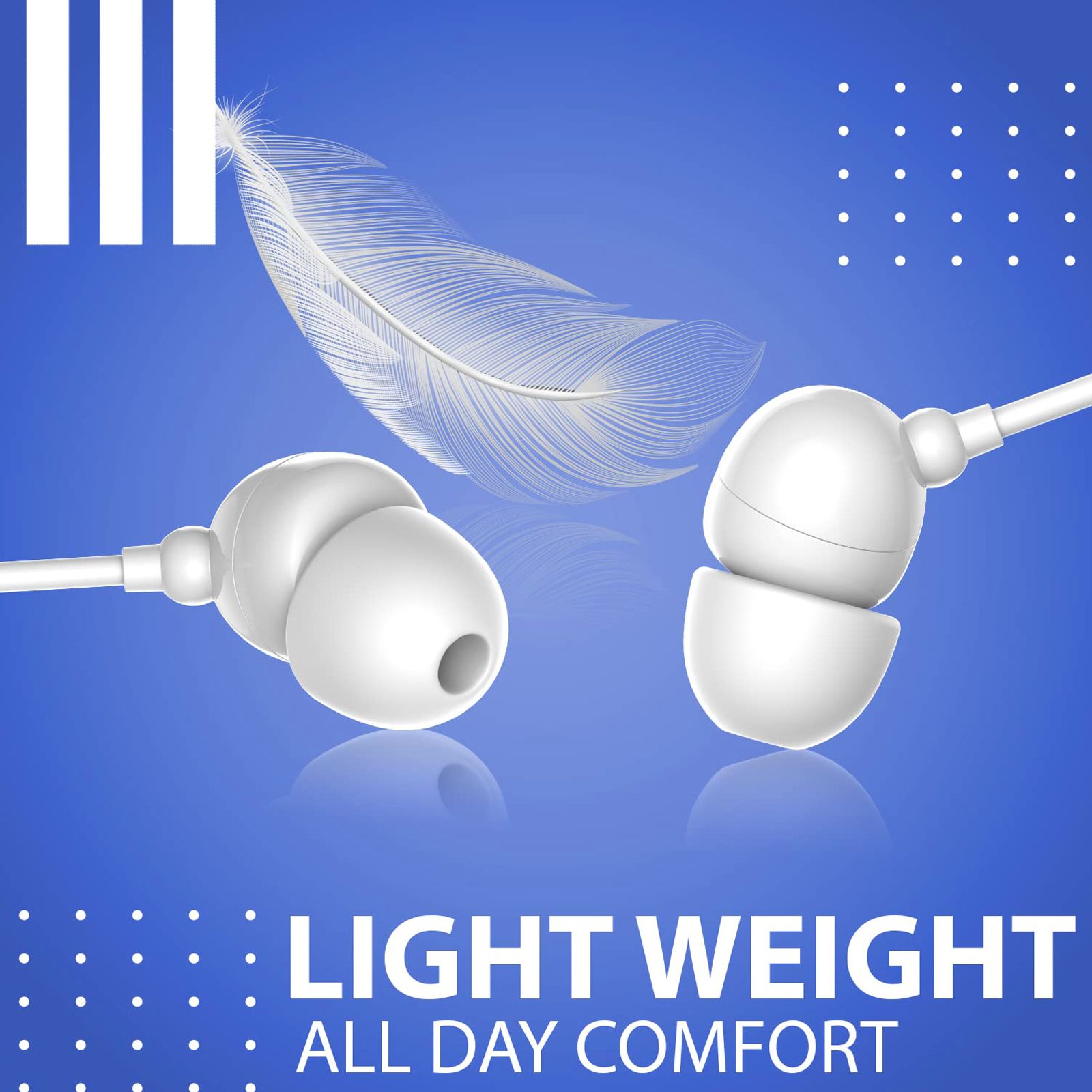 Blaupunkt EM-05M Wired Earphone with Mic (In Ear, White) Blaupunkt EM-05M Wired Earphone with Mic (In Ear, White)_5