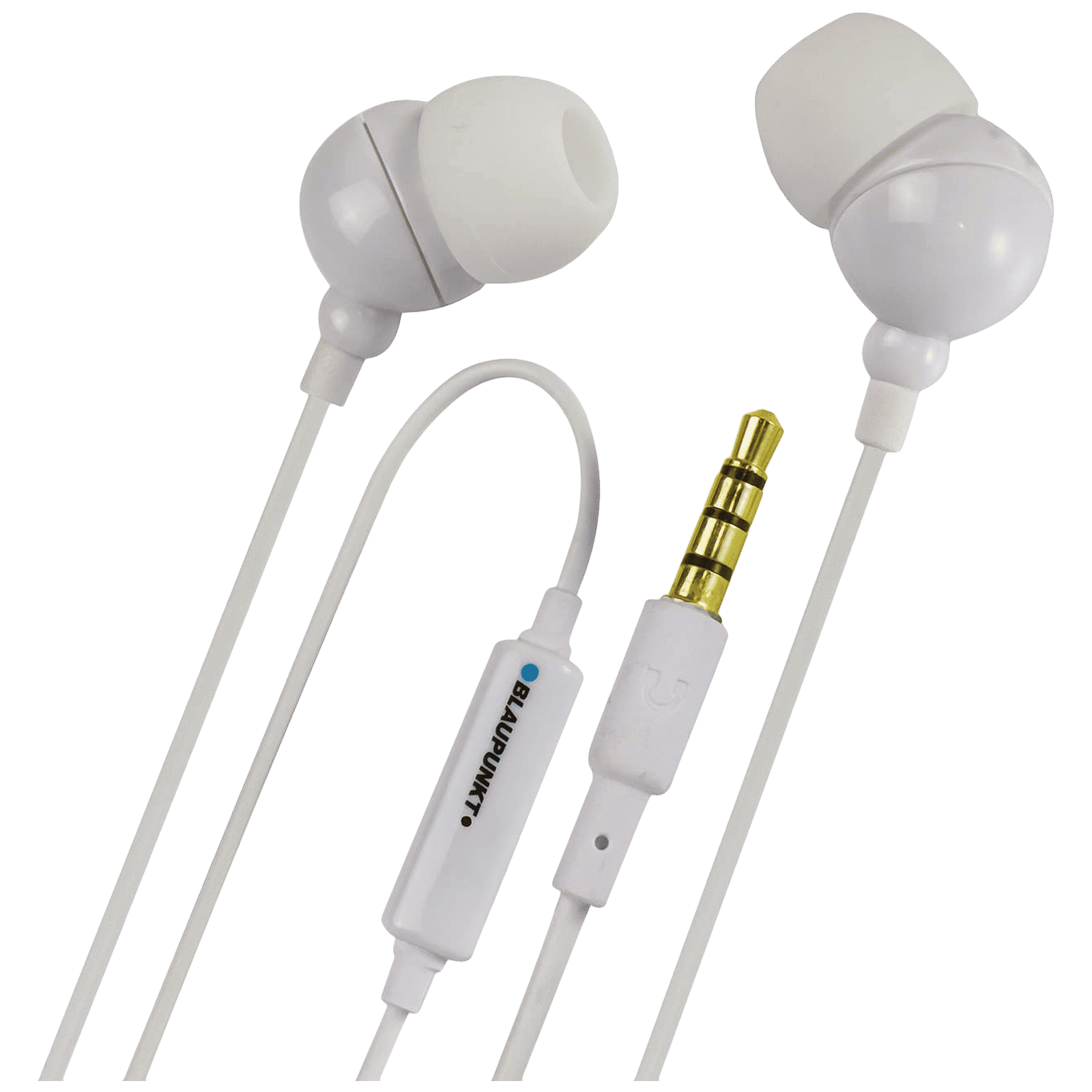 Blaupunkt EM-05M Wired Earphone with Mic (In Ear, White) Blaupunkt EM-05M Wired Earphone with Mic (In Ear, White)_1
