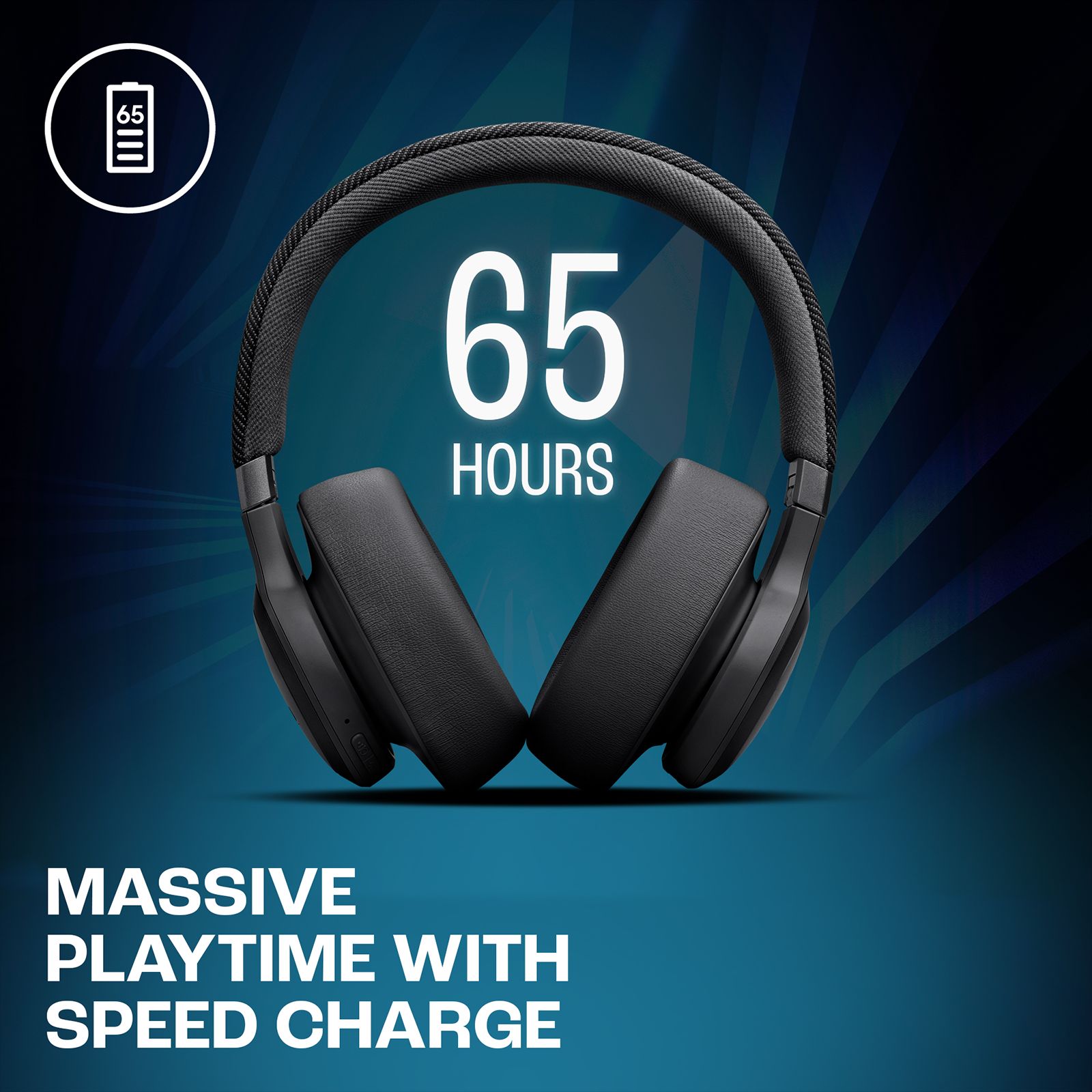 JBL LIVE 770NC Bluetooth Headphone with Mic (Upto 65 Hours Playback, Over Ear, Black) JBL LIVE 770NC Bluetooth Headphone with Mic (Upto 65 Hours Playback, Over Ear, Black)_16