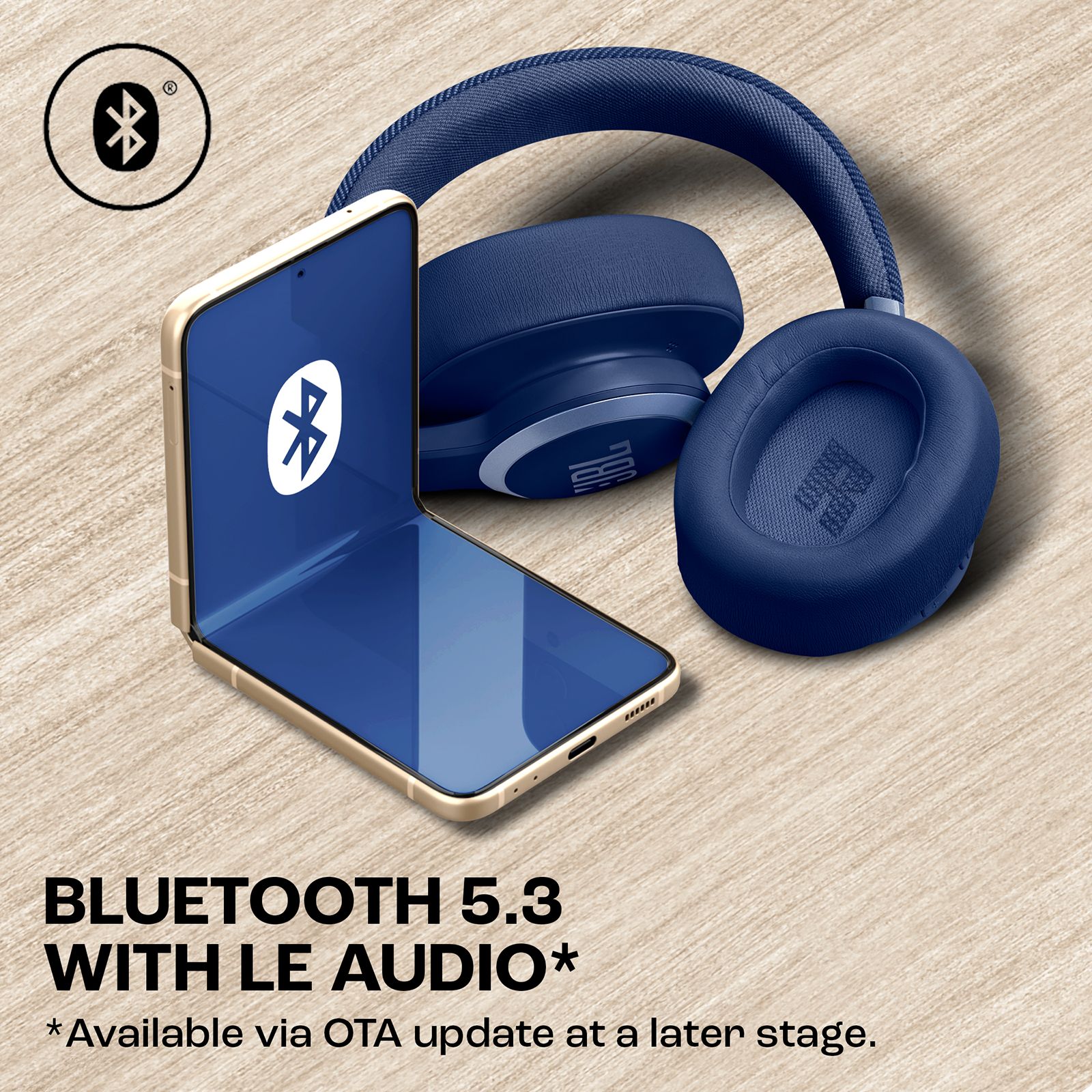 JBL LIVE 770NC Bluetooth Headphone with Mic (Upto 65 Hours Playback, Over Ear, Blue)_17