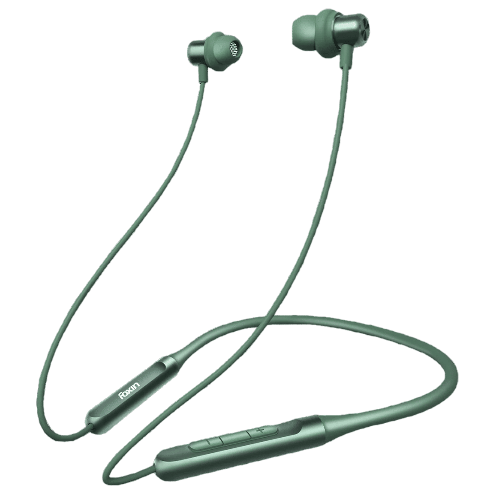 Foxin FoxBeat 181 Neckband (IPX5 Waterproof, Enhanced Bass Sound Quality, Moss Green) Foxin FoxBeat 181 Neckband (IPX5 Waterproof, Enhanced Bass Sound Quality, Moss Green)_1