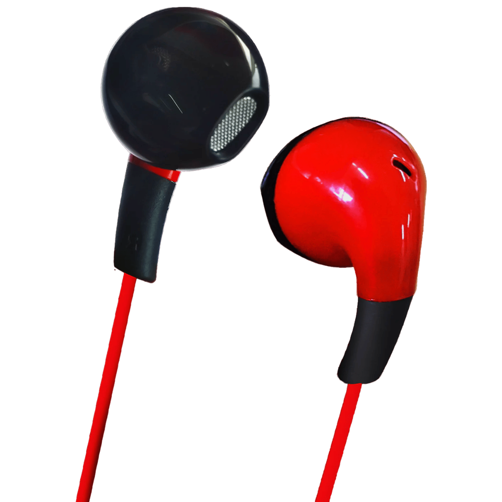 Foxin Bass Pro B9 Wired Earphone with Mic (In Ear, Black and Red)_2