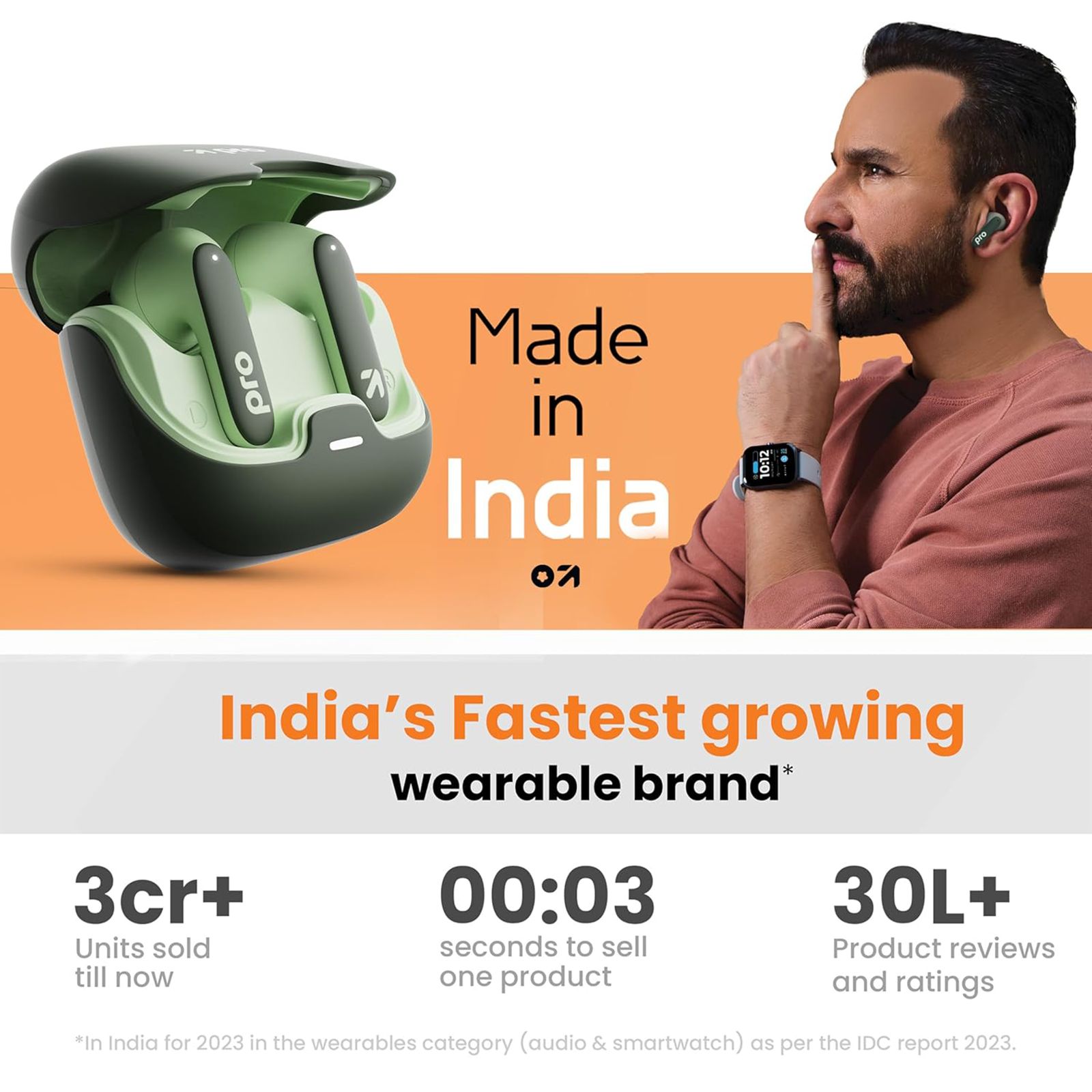 GOBOULT Z40 Pro TWS Earbuds with Environmental Noise Cancellation (IPX5 Water Resistant, Fast Charging, Pro Jungle)_8