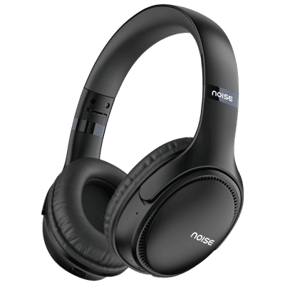 noise Three Bluetooth Headphone with Mic (Google Assistant Enabled, Over Ear, Jet Black)