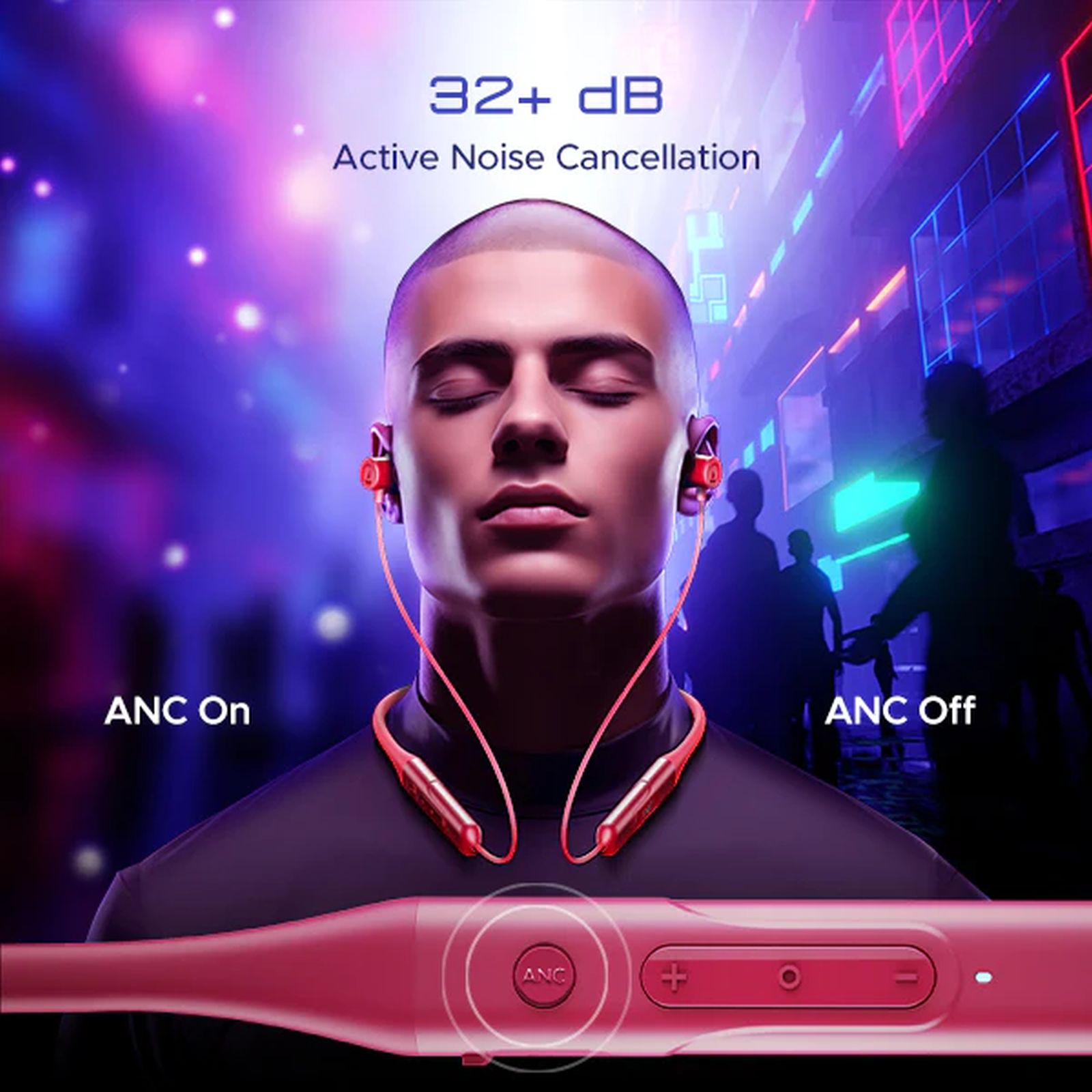 boAt Rockerz 255 Neckband with Active Noise Cancellation ((IPX4 Water Resistant, Beast Mode, Magenta Pop) boAt Rockerz 255 Neckband with Active Noise Cancellation ((IPX4 Water Resistant, Beast Mode, Magenta Pop)_4