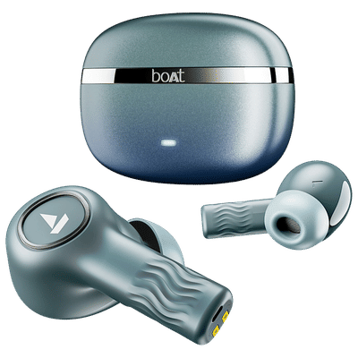 boAt Nirvana Ion TWS Earbuds with Active Noise Cancellation (IPX4 Water and Sweat Resistant, ASAP Charging, Blazing Comet)