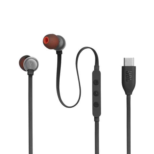 JBL T310C Wired Earphone with Mic (USB Type-C Connector, In Ear, Black) JBL T310C Wired Earphone with Mic (USB Type-C Connector, In Ear, Black)_7