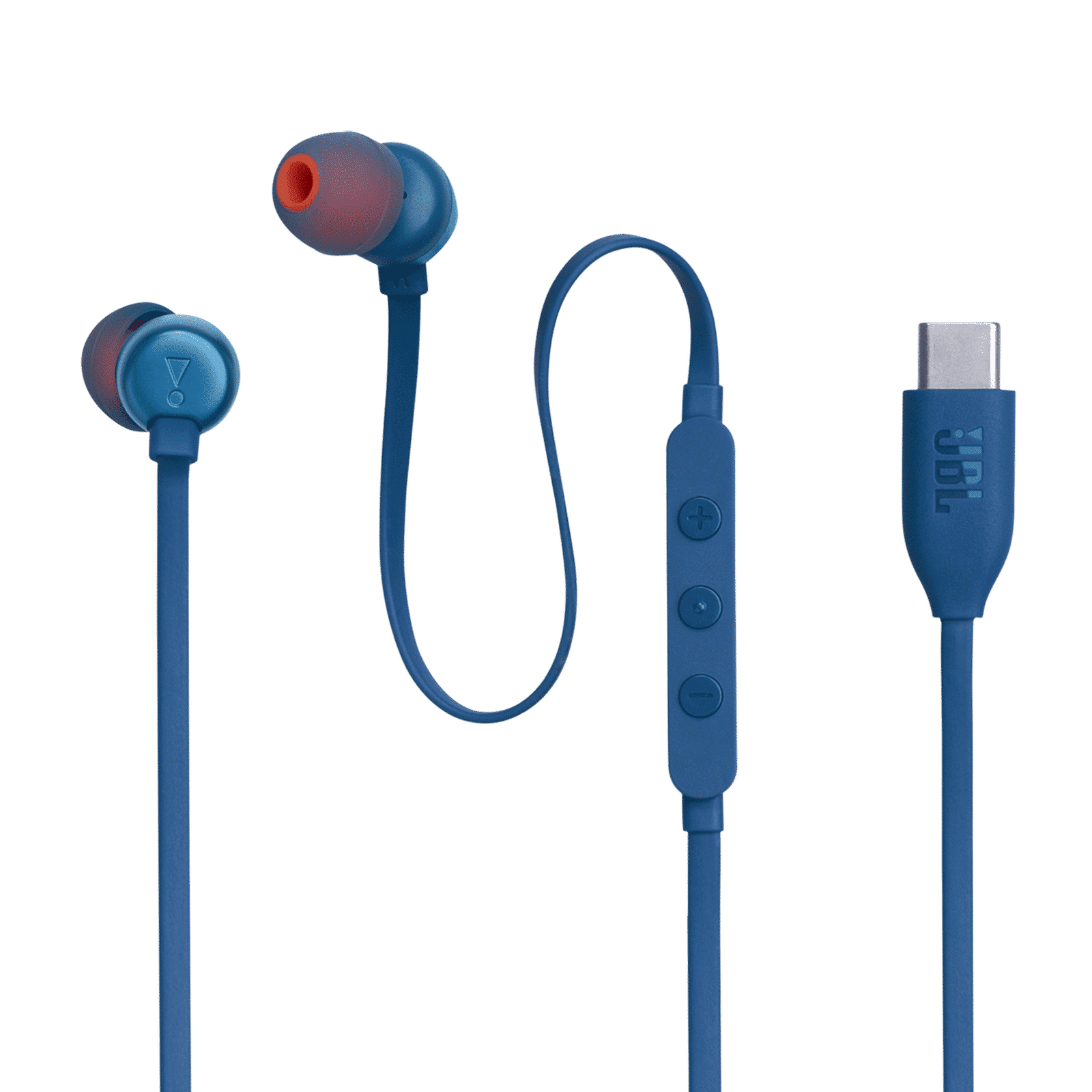 JBL T310C Wired Earphone with Mic (USB Type-C Connector, In Ear, Blue) JBL T310C Wired Earphone with Mic (USB Type-C Connector, In Ear, Blue)_5
