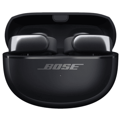 BOSE Ultra Open TWS Earbuds (IPX4 Water and Sweat Resistant, Upto 7.5 Hours Playback, Black)