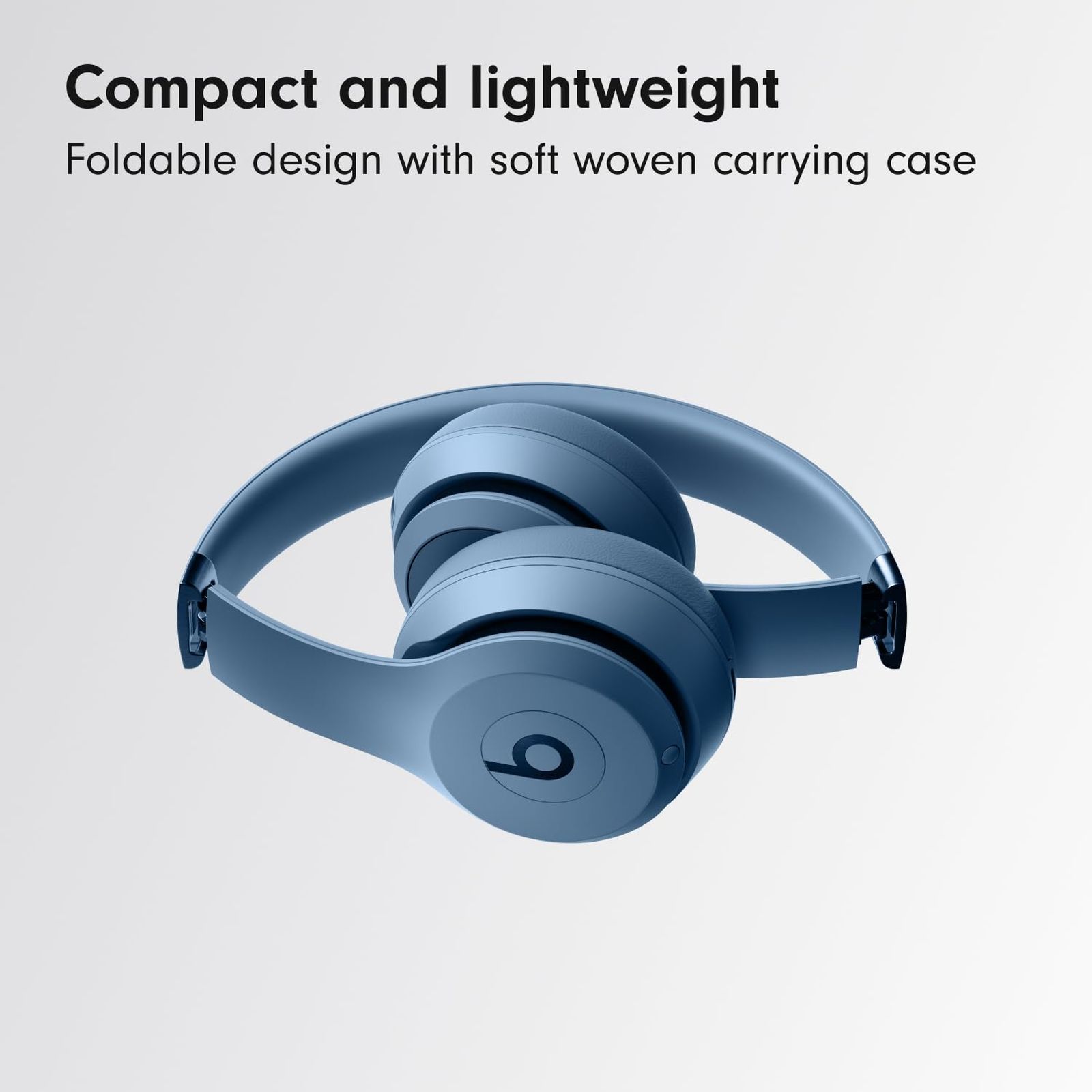 beats Solo 4 Bluetooth Headphone with Mic (Siri Voice Assistant, On Ear, Slate Blue)_4